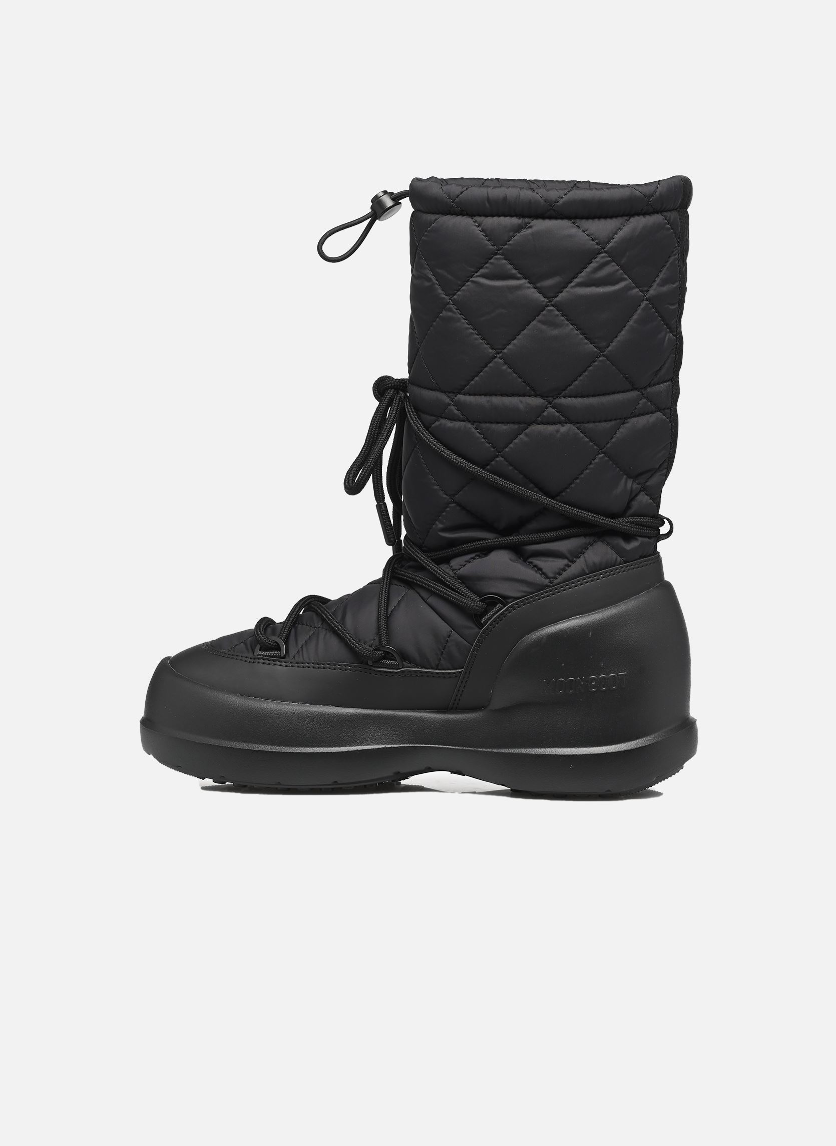 Schneestiefel MB MEZZALUNA QUILTED HIGH WP damen schwarz Moon Boot Schneestiefel MB MEZZALUNA QUILTED HIGH WP damen schwarz N001 BLACK