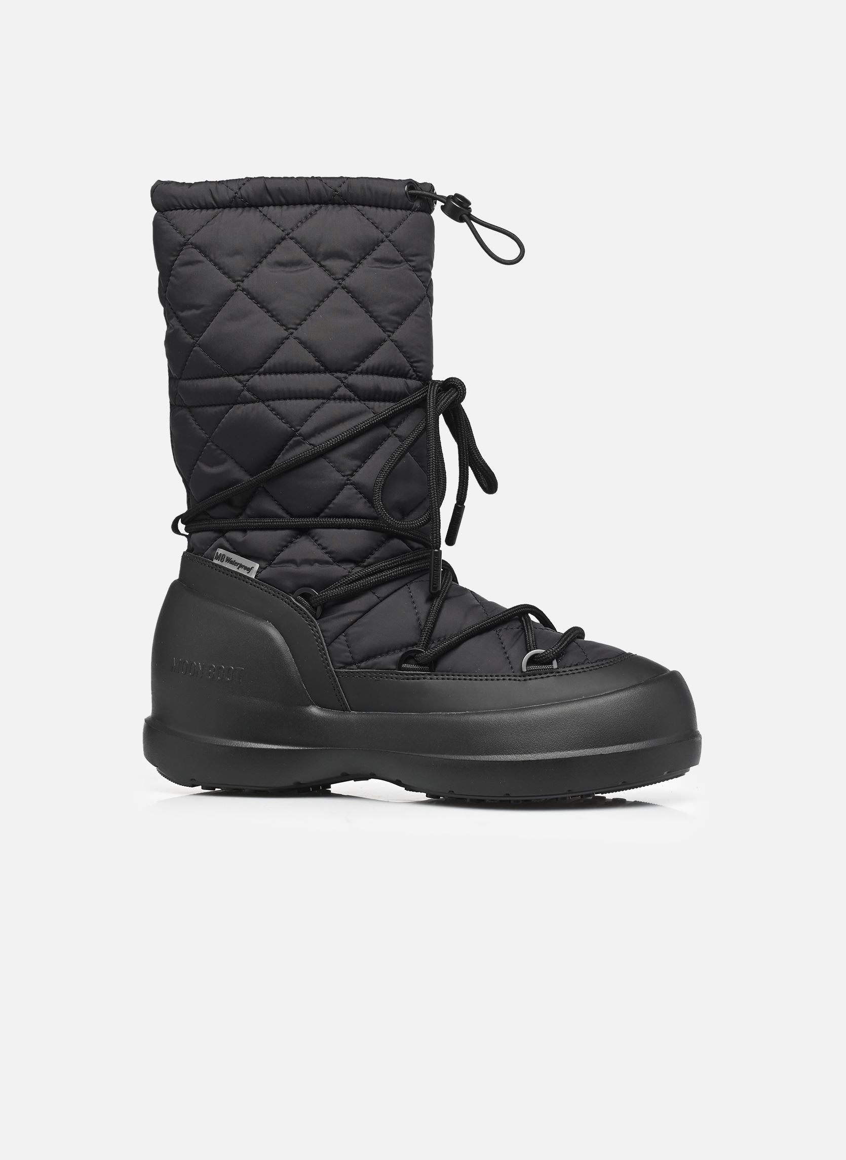 Schneestiefel MB MEZZALUNA QUILTED HIGH WP damen schwarz Moon Boot Schneestiefel MB MEZZALUNA QUILTED HIGH WP damen schwarz N001 BLACK