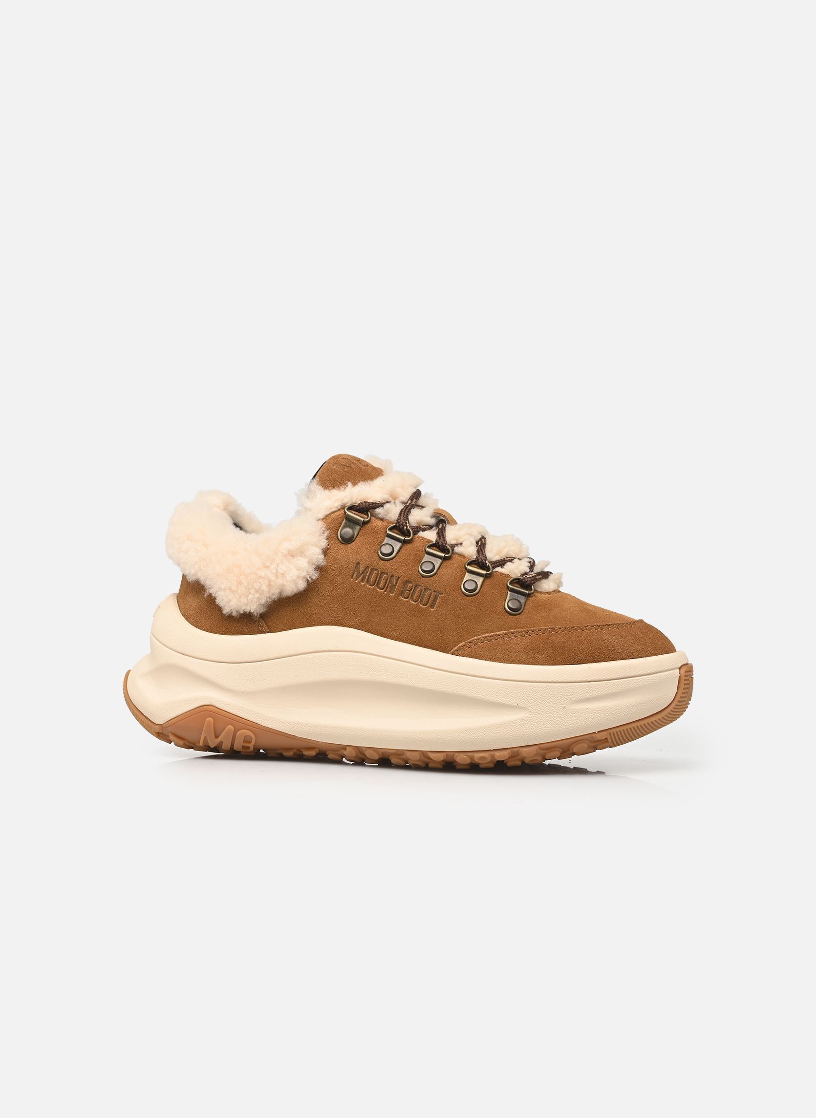 Sneakers MB MOON247 CITY SHEARLING dames bruin Moon Boot Sneakers MB MOON247 CITY SHEARLING dames bruin M008 COGNAC