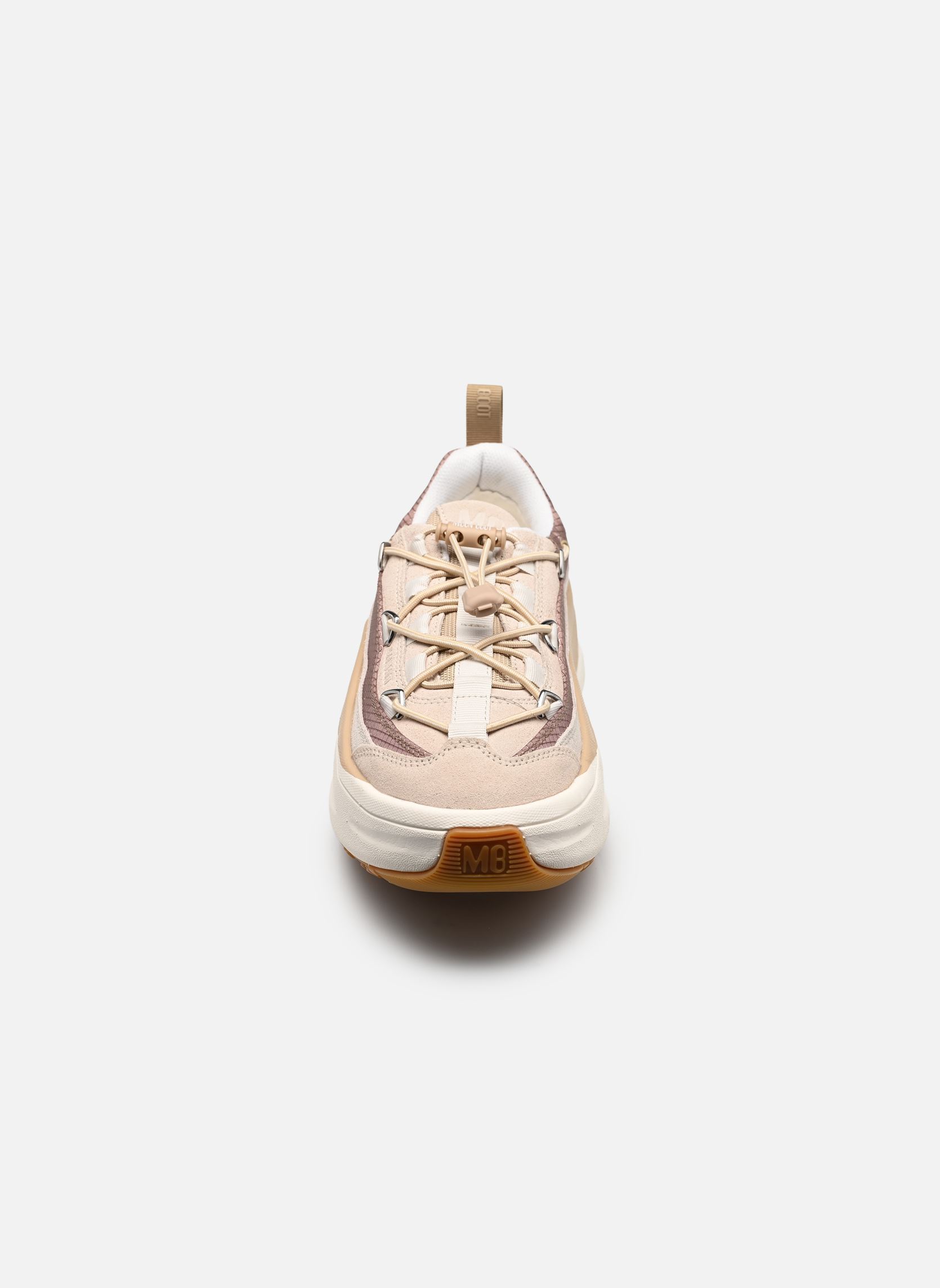 Baskets MB MOON247 XLACE femme beige Moon Boot Baskets MB MOON247 XLACE femme beige AH05 OFF WHITE/TAUPE