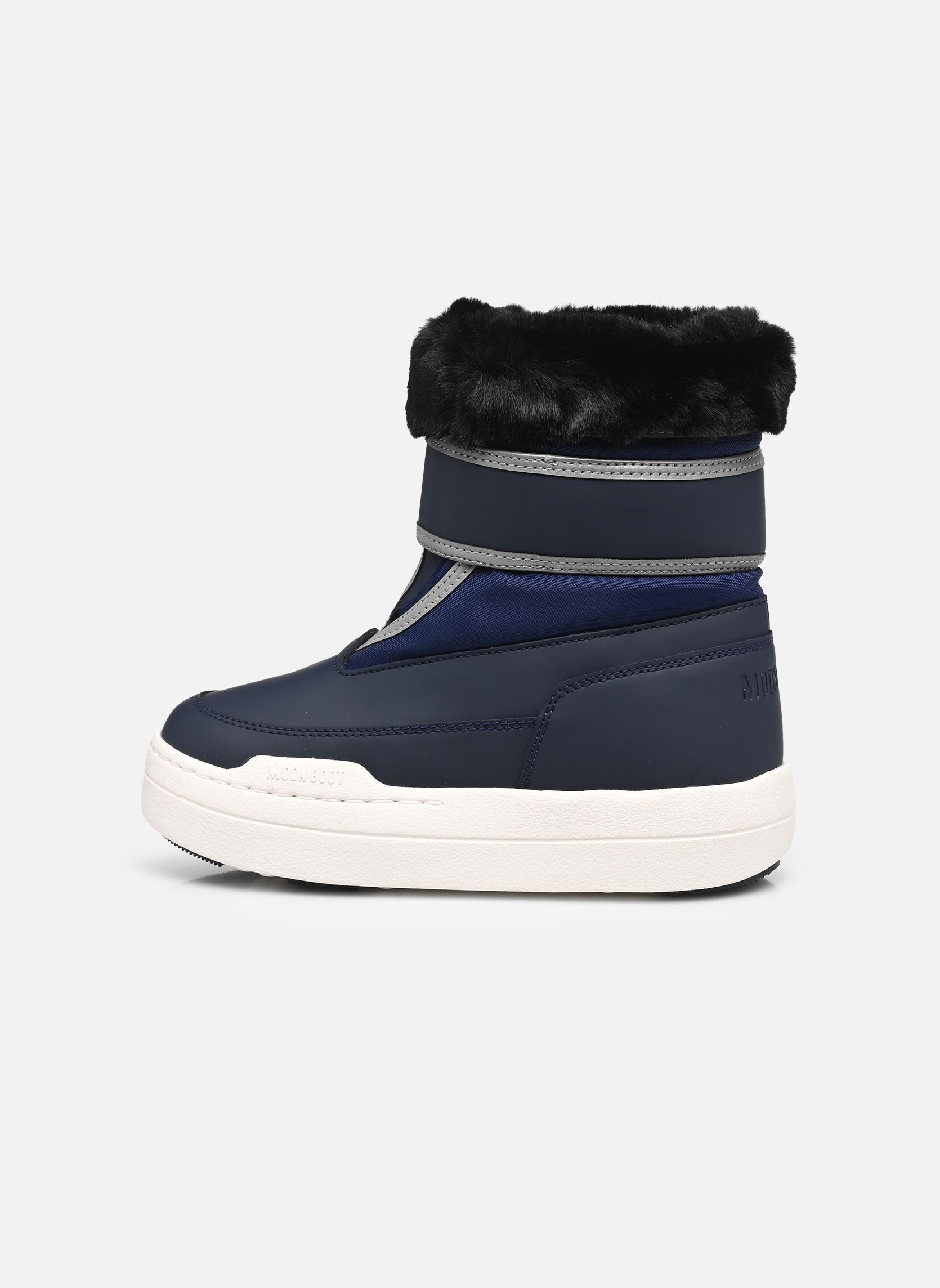 Bottes de neige MB JR PARK STRAP garçon bleu Moon Boot Bottes de neige MB JR PARK STRAP garçon bleu F003 BLUE