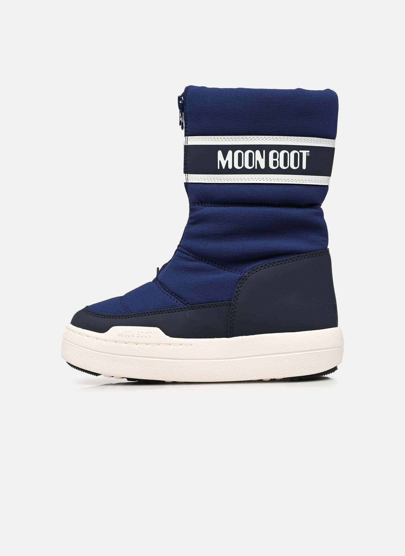 Snowboots MB JR PARK ZIP HIGH WP jongens blauw Moon Boot Snowboots MB JR PARK ZIP HIGH WP jongens blauw F017 BLUE NAVY