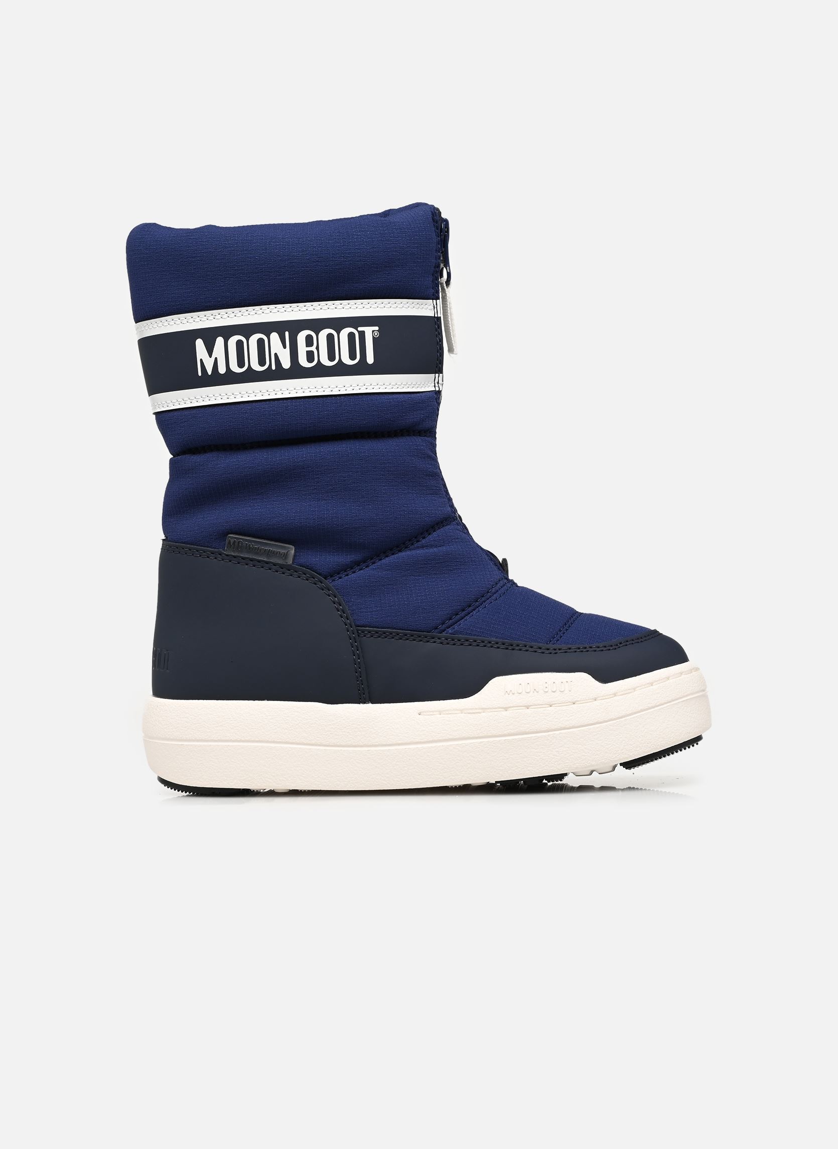 Snowboots MB JR PARK ZIP HIGH WP jongens blauw Moon Boot Snowboots MB JR PARK ZIP HIGH WP jongens blauw F017 BLUE NAVY