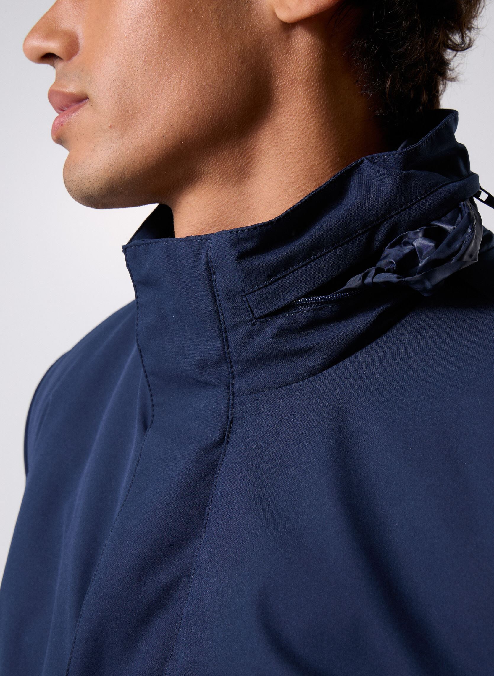 Winterjas PARKABLOU heren blauw Marvin&Co Winterjas PARKABLOU heren blauw DARK SHAPPHIRE