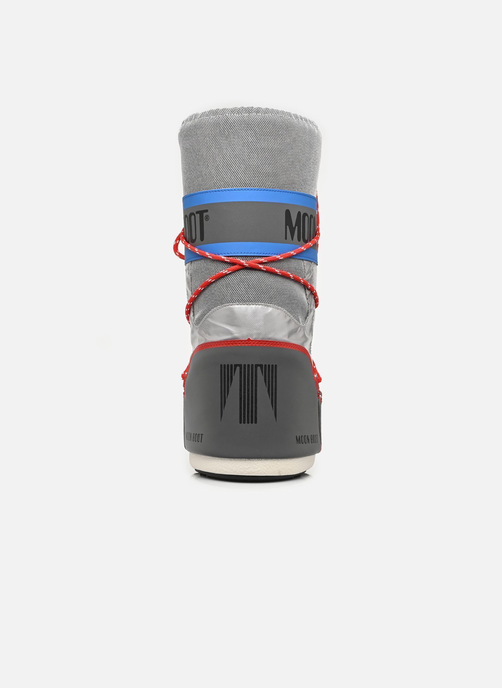 Schneestiefel MB ICON SPACE RACING damen silber Moon Boot Schneestiefel MB ICON SPACE RACING damen silber HF04 SILVER/BLUE/RED