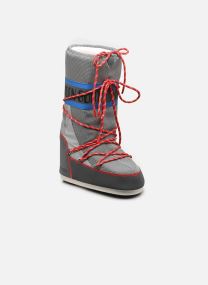 Schneestiefel MB ICON SPACE RACING damen silber Moon Boot Schneestiefel MB ICON SPACE RACING damen silber HF04 SILVER/BLUE/RED