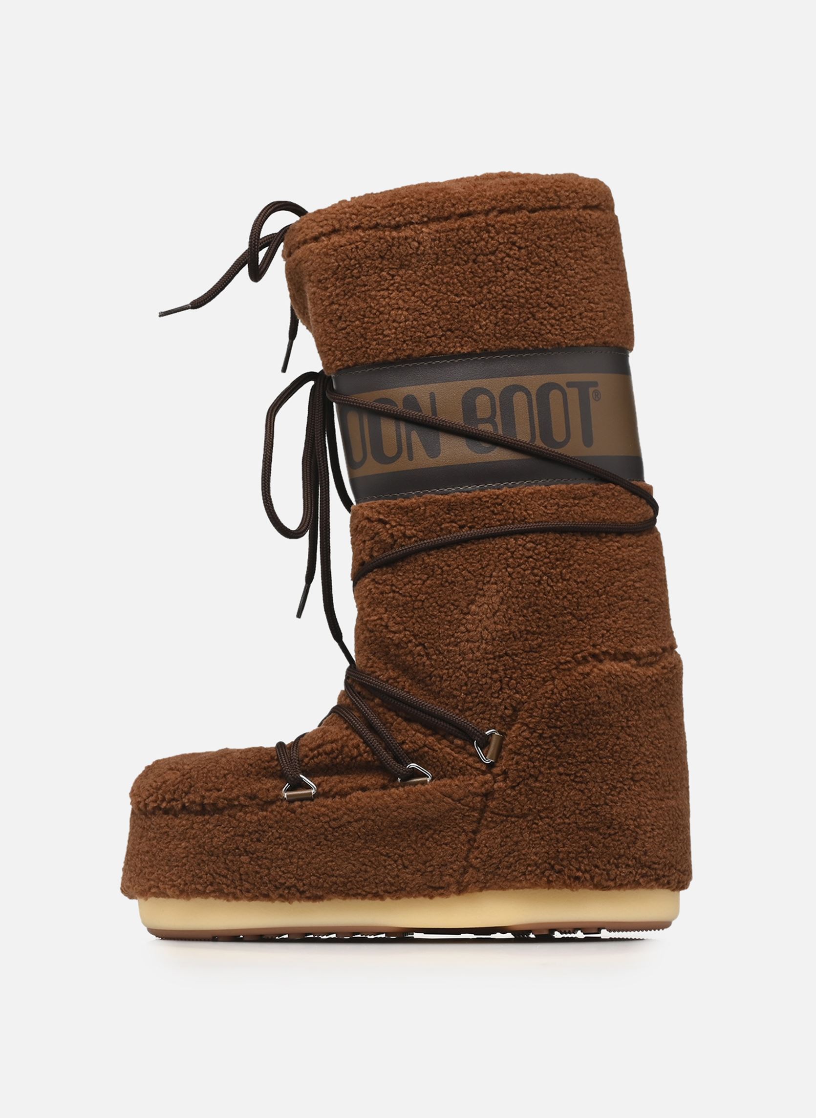Botas de nieve MB ICON FLEECE mujer marrón Moon Boot Botas de nieve MB ICON FLEECE mujer marrón M004 BROWN