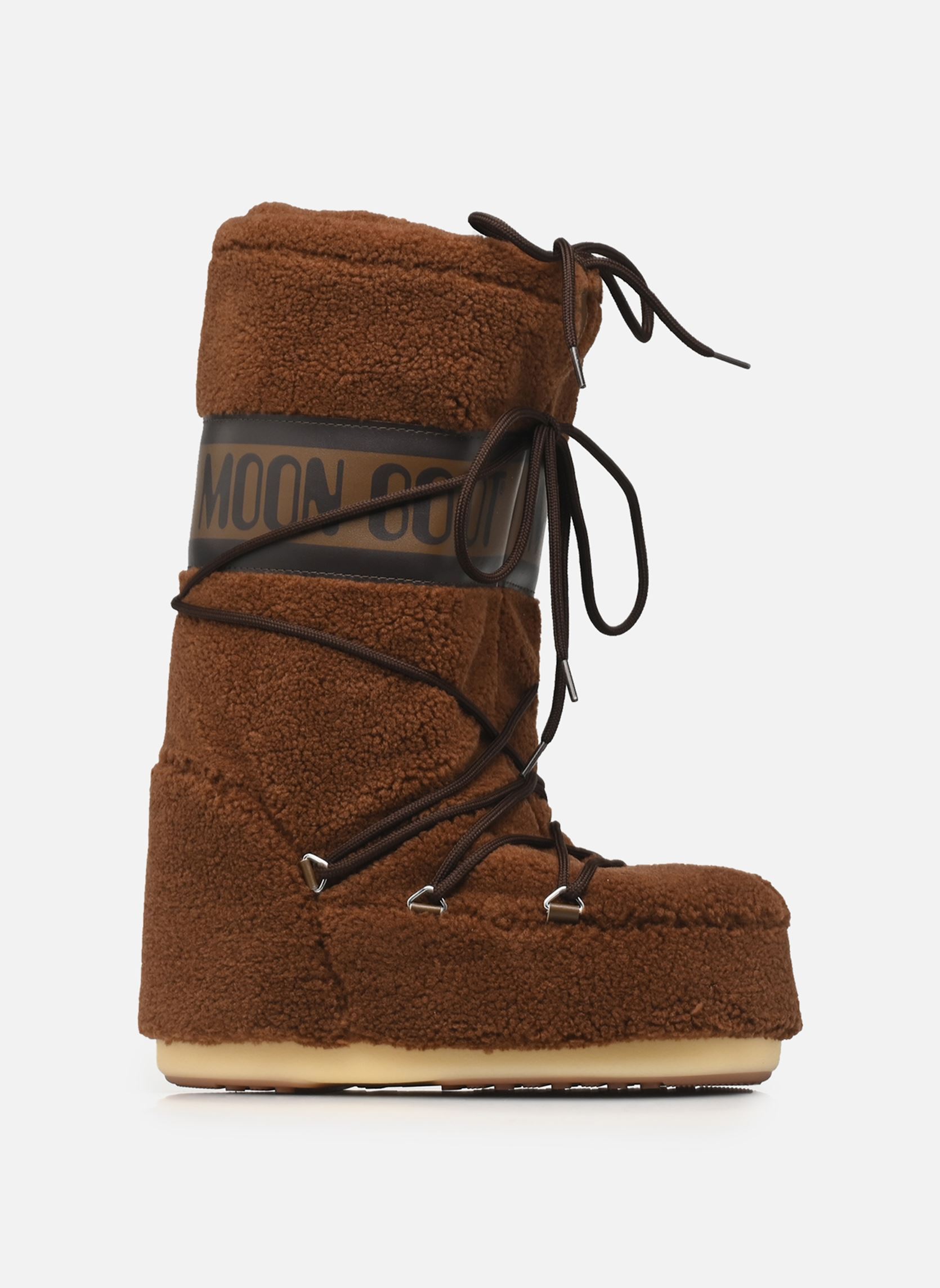 Botas de nieve MB ICON FLEECE mujer marrón Moon Boot Botas de nieve MB ICON FLEECE mujer marrón M004 BROWN