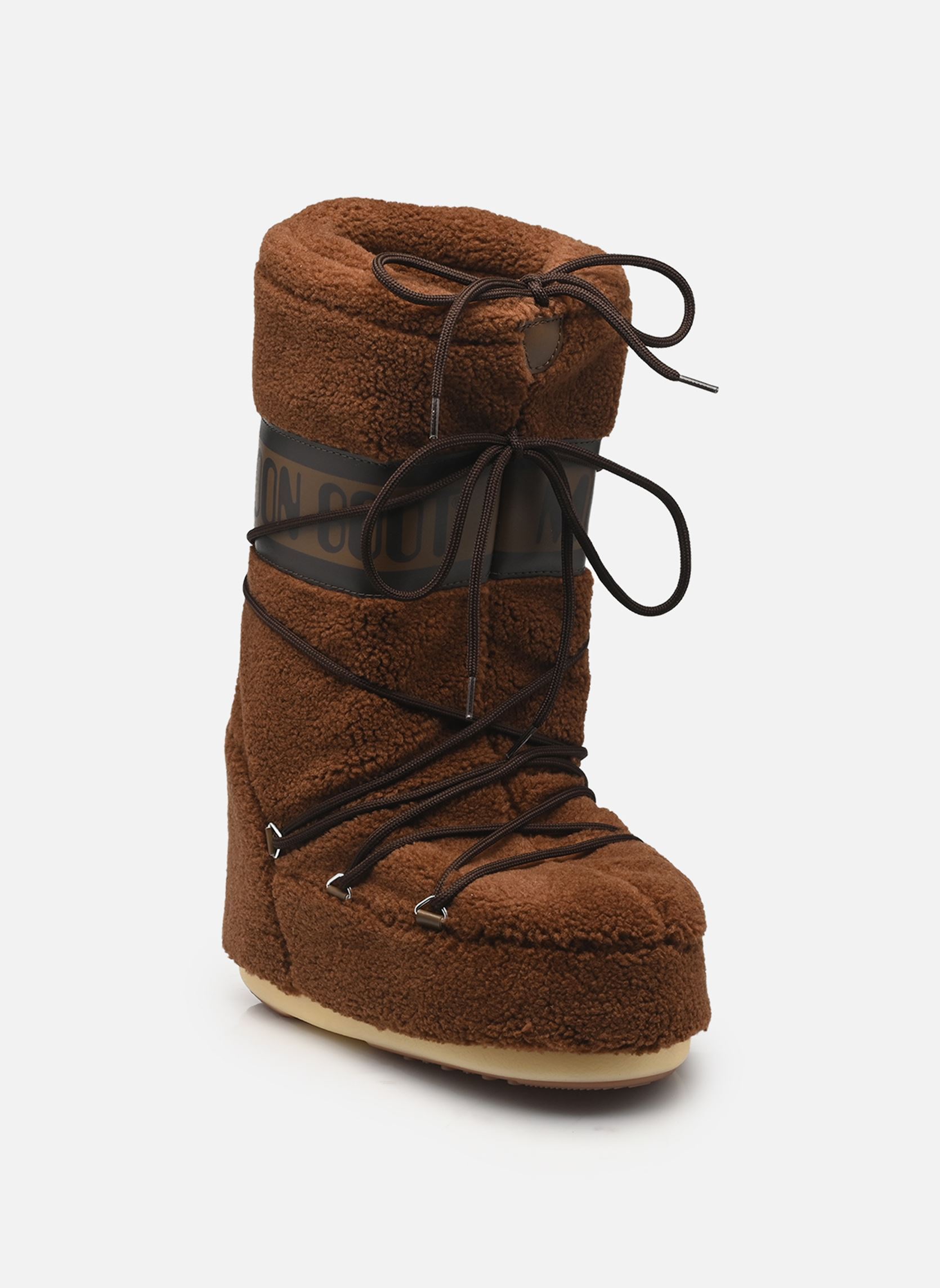 Botas de nieve MB ICON FLEECE mujer marrón Moon Boot Botas de nieve MB ICON FLEECE mujer marrón M004 BROWN