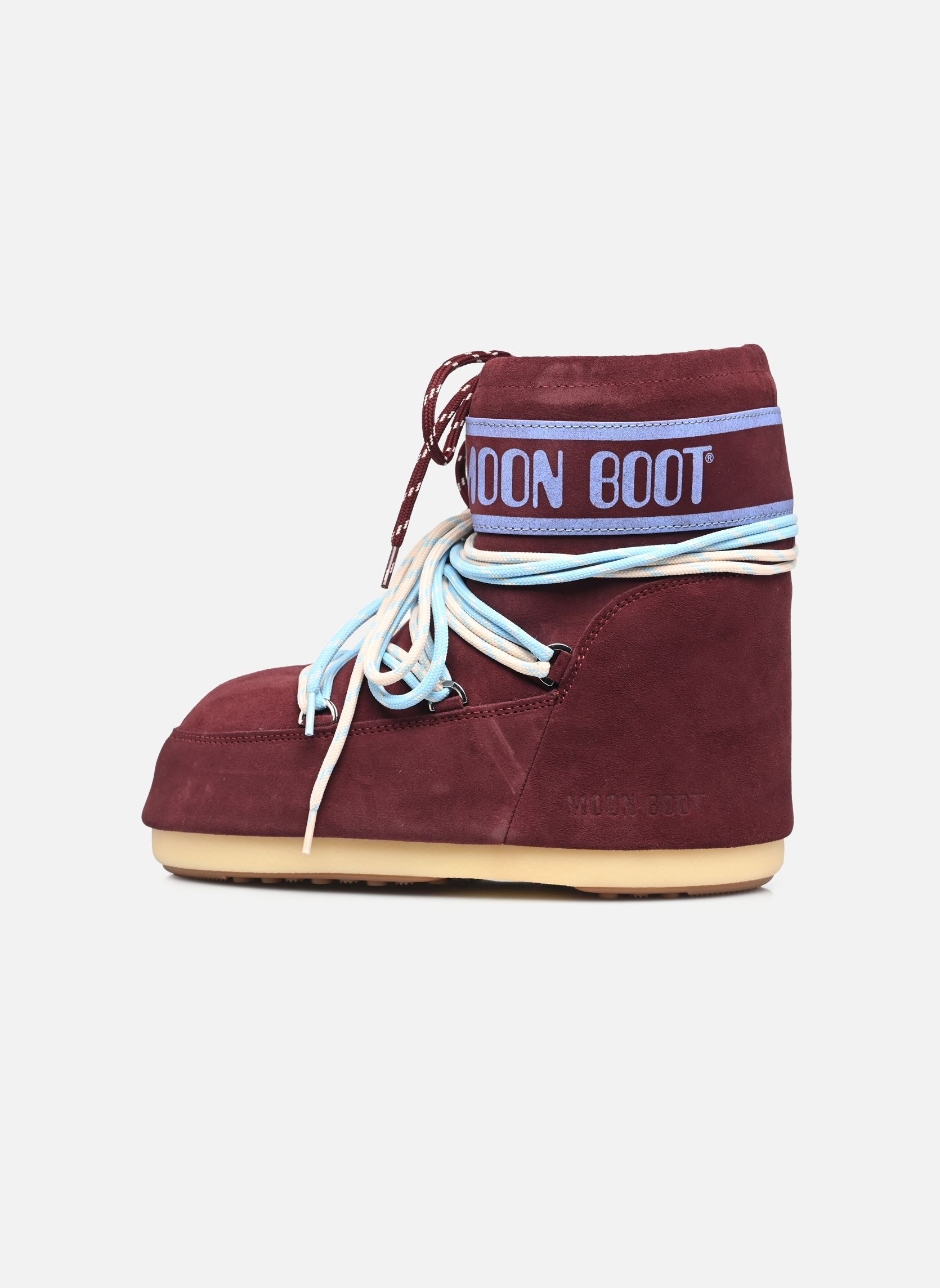 Snowboots MB ICON LOW SUEDE LACES dames bordeaux Moon Boot Snowboots MB ICON LOW SUEDE LACES dames bordeaux D013 BURGUNDY