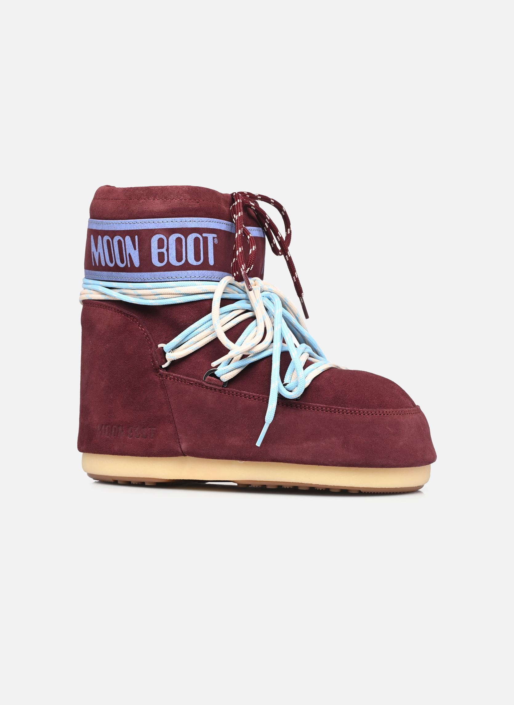 Snowboots MB ICON LOW SUEDE LACES dames bordeaux Moon Boot Snowboots MB ICON LOW SUEDE LACES dames bordeaux D013 BURGUNDY