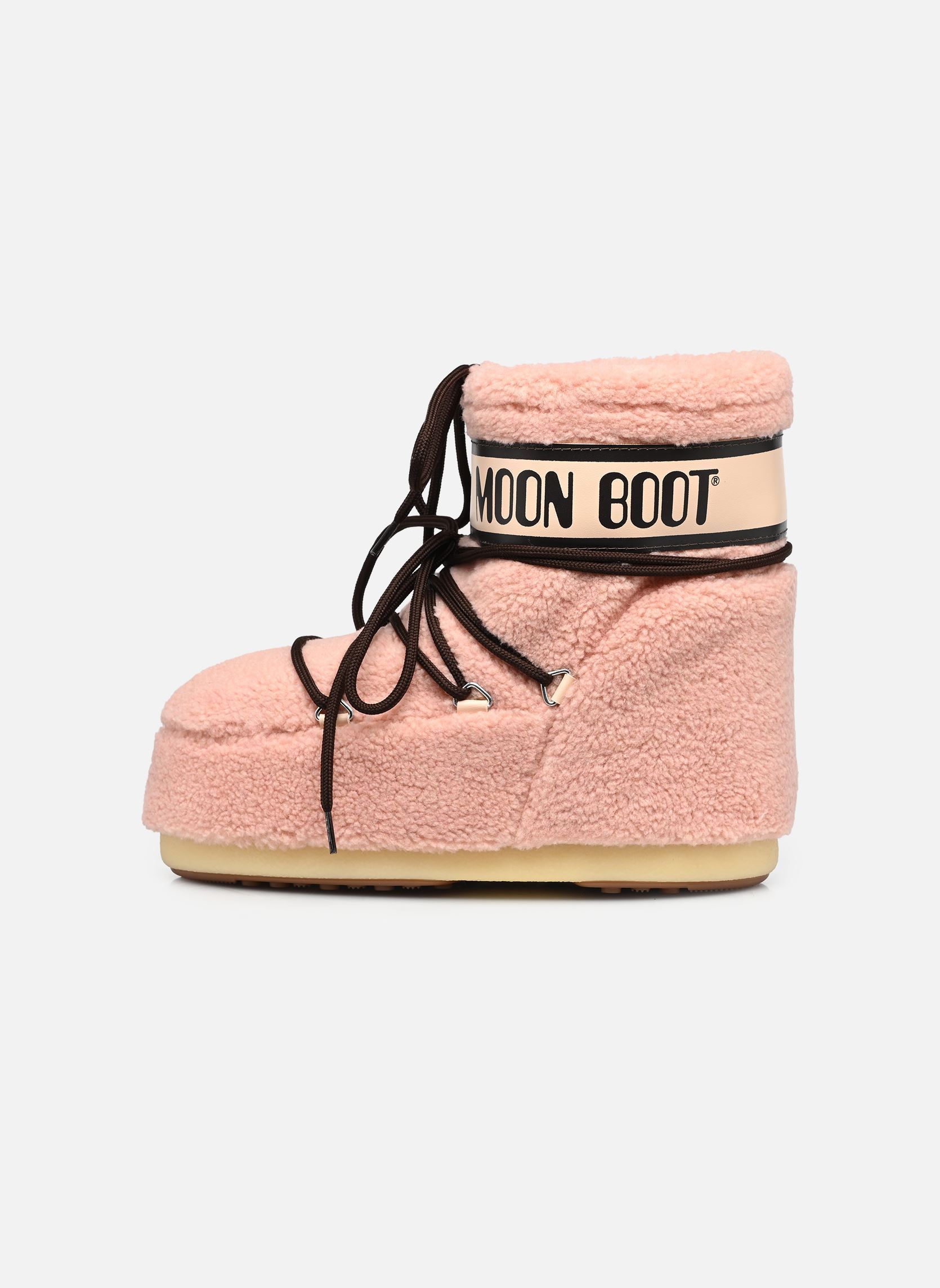 Bottes de neige MB ICON LOW FLEECE femme rose Moon Boot Bottes de neige MB ICON LOW FLEECE femme rose J001 PINK