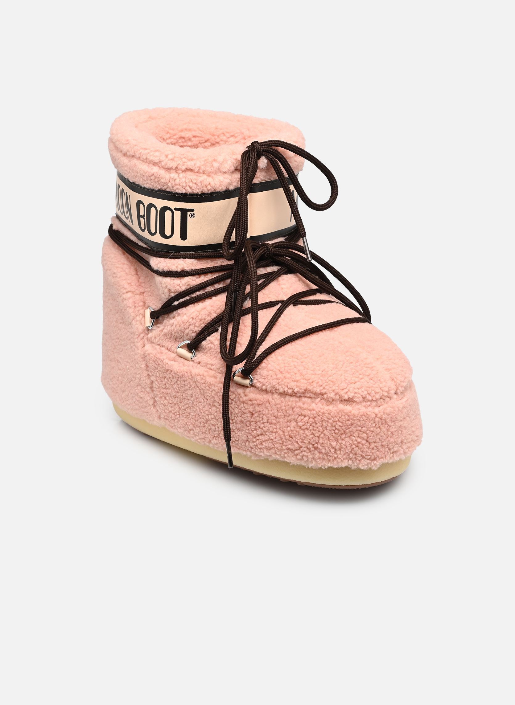 Bottes de neige MB ICON LOW FLEECE femme rose Moon Boot Bottes de neige MB ICON LOW FLEECE femme rose J001 PINK