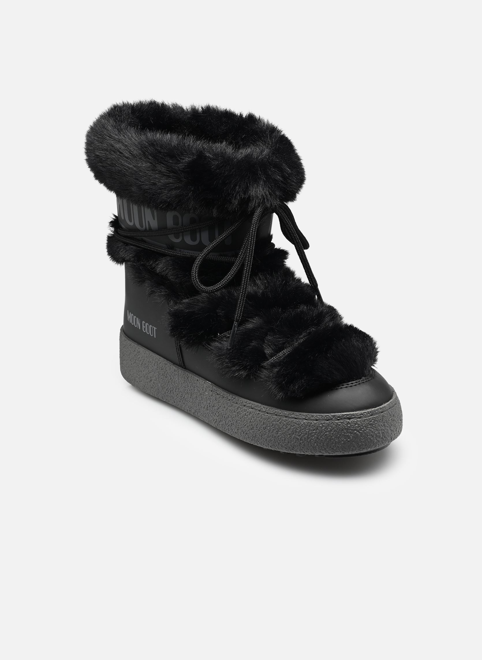 Schneestiefel MB LTRACK FAUX FUR WP damen schwarz Moon Boot Schneestiefel MB LTRACK FAUX FUR WP damen schwarz BLACK