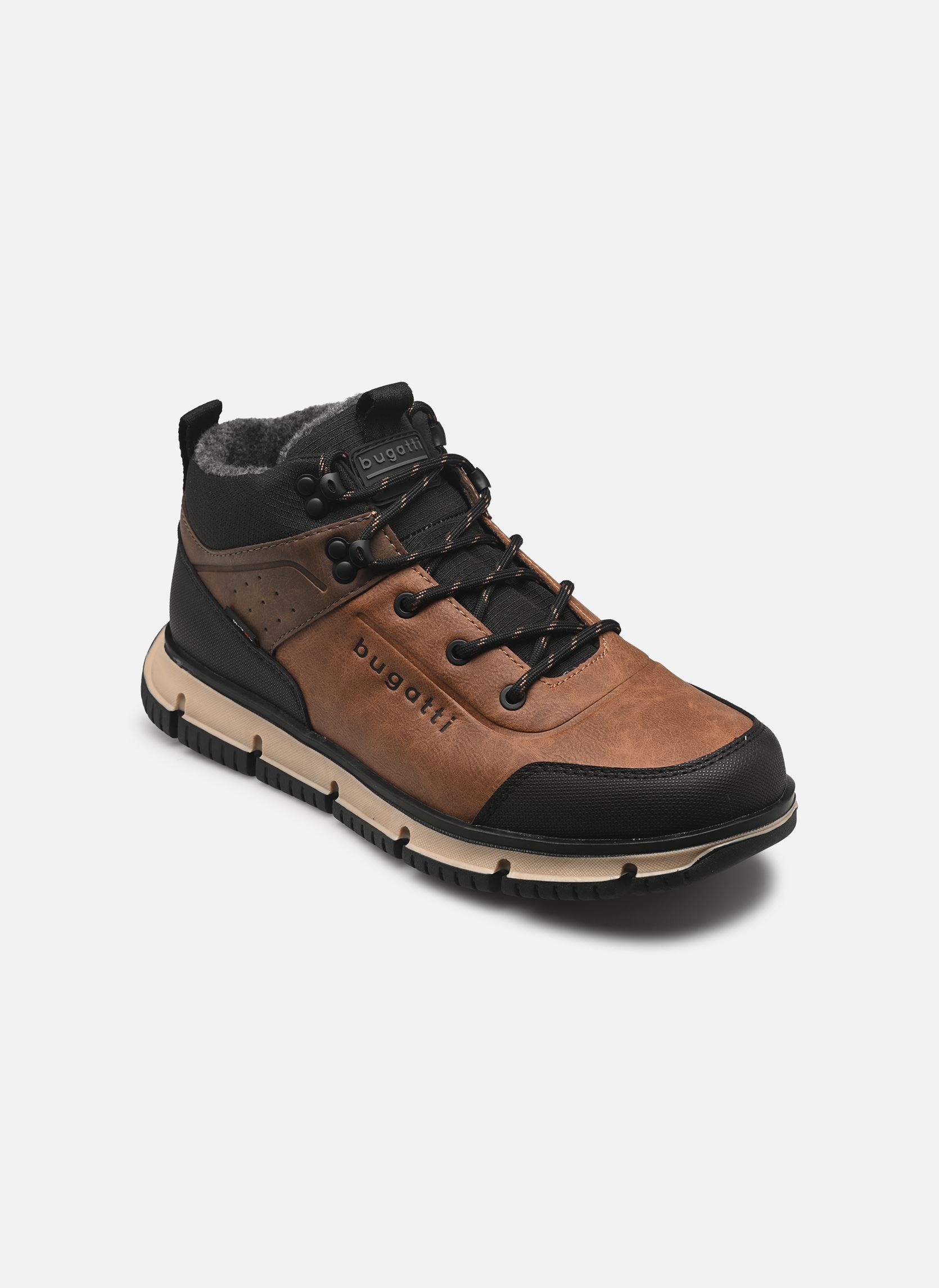 Sneaker Davi herren braun Bugatti Sneaker Davi herren braun COGNAC / BLACK
