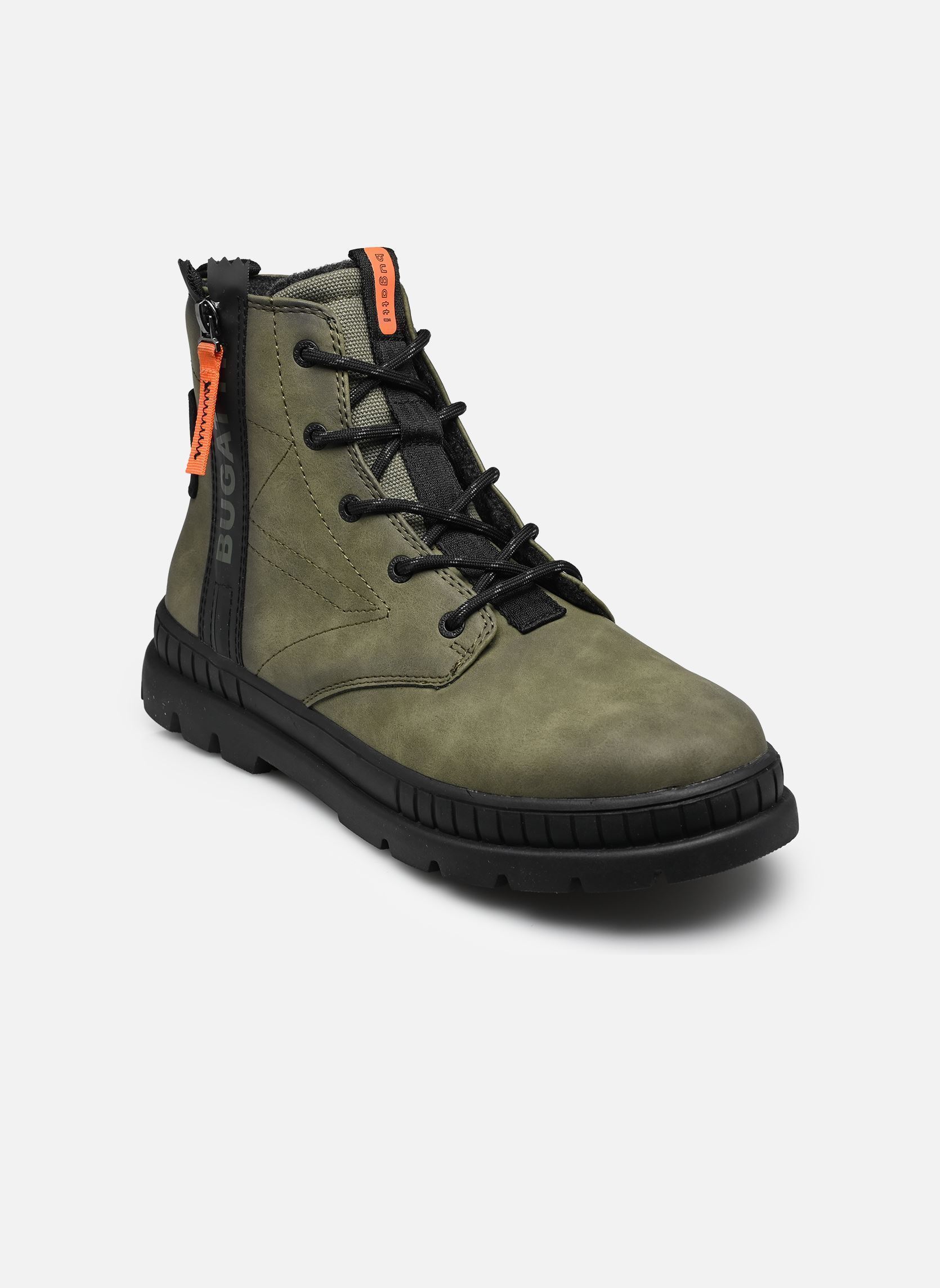 Bottines à lacets Dani homme vert Bugatti Bottines à lacets Dani homme vert DARK GREEN