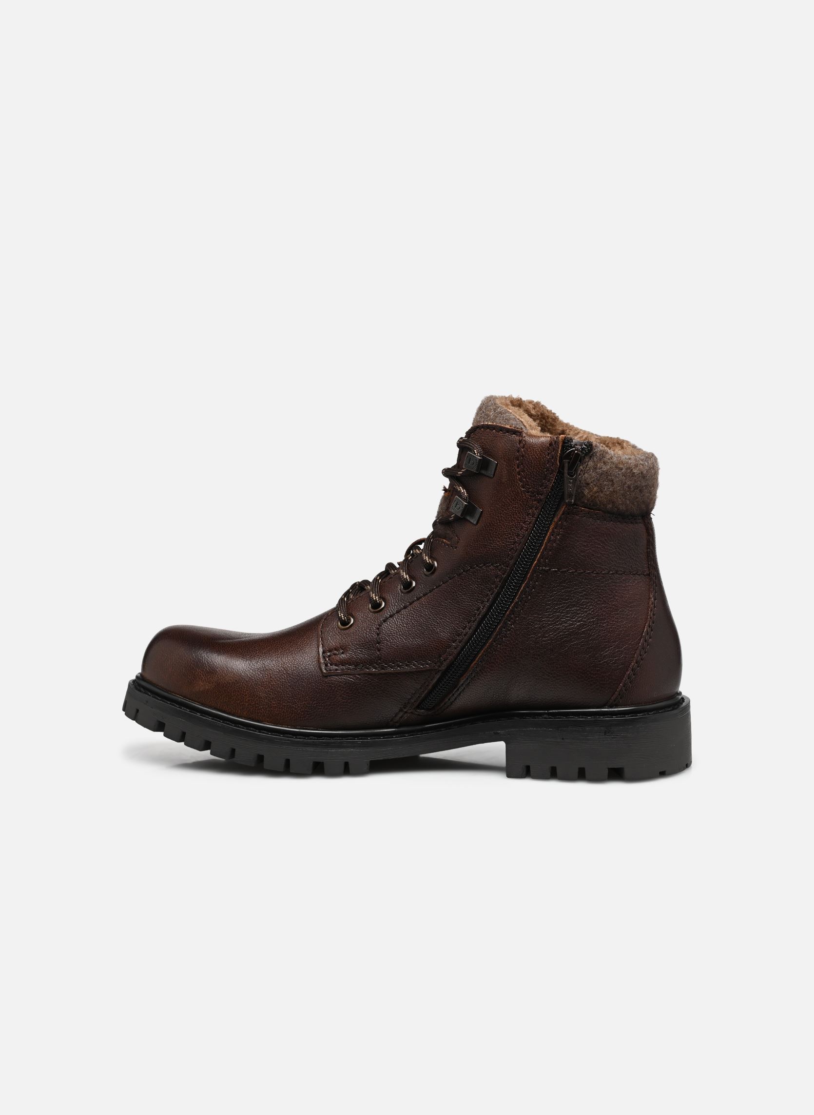 Bottines à lacets Dot homme marron Bugatti Bottines à lacets Dot homme marron Dark Brown