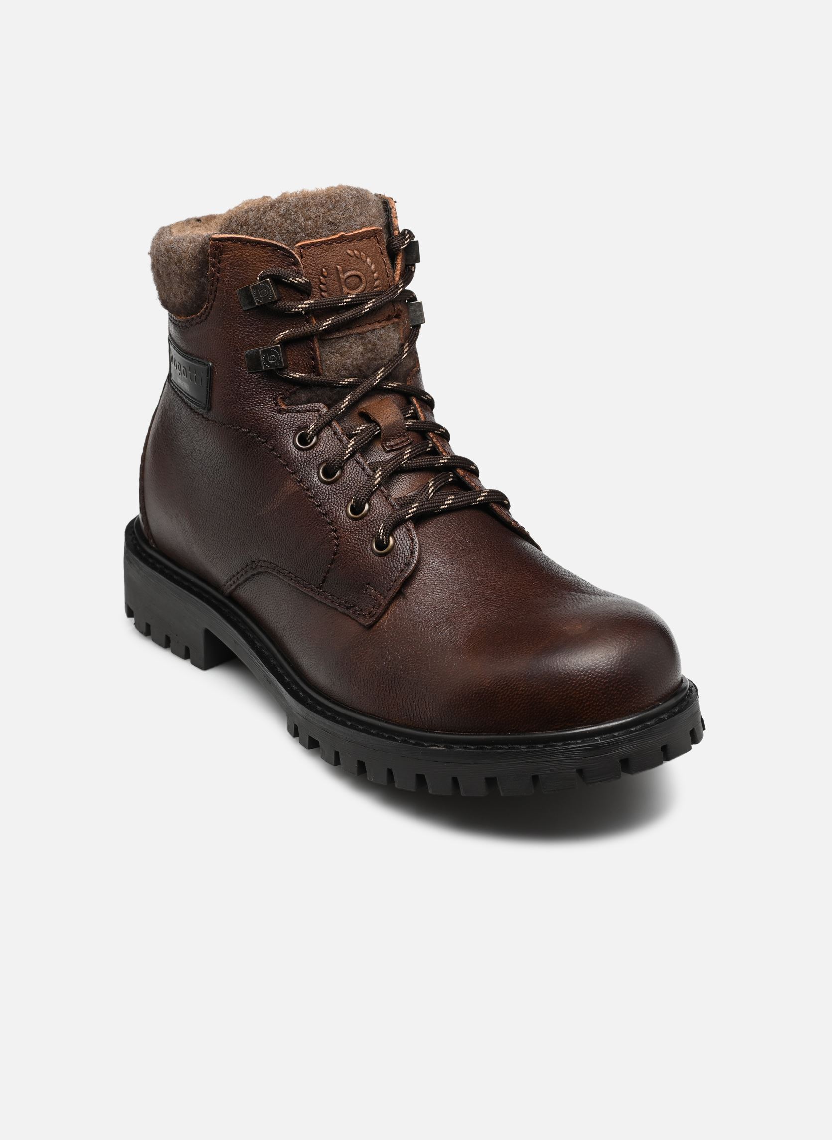 Bottines à lacets Dot homme marron Bugatti Bottines à lacets Dot homme marron Dark Brown