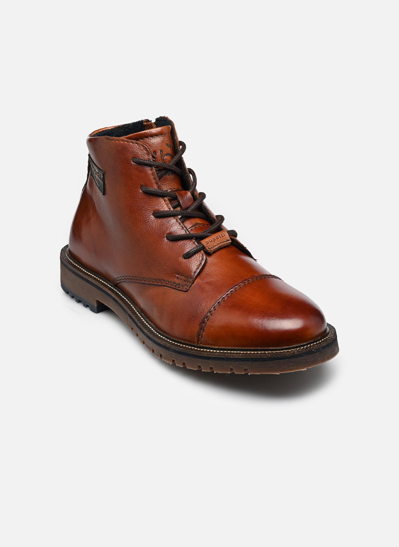 Bottines à lacets Devi homme marron Bugatti Bottines à lacets Devi homme marron COGNAC