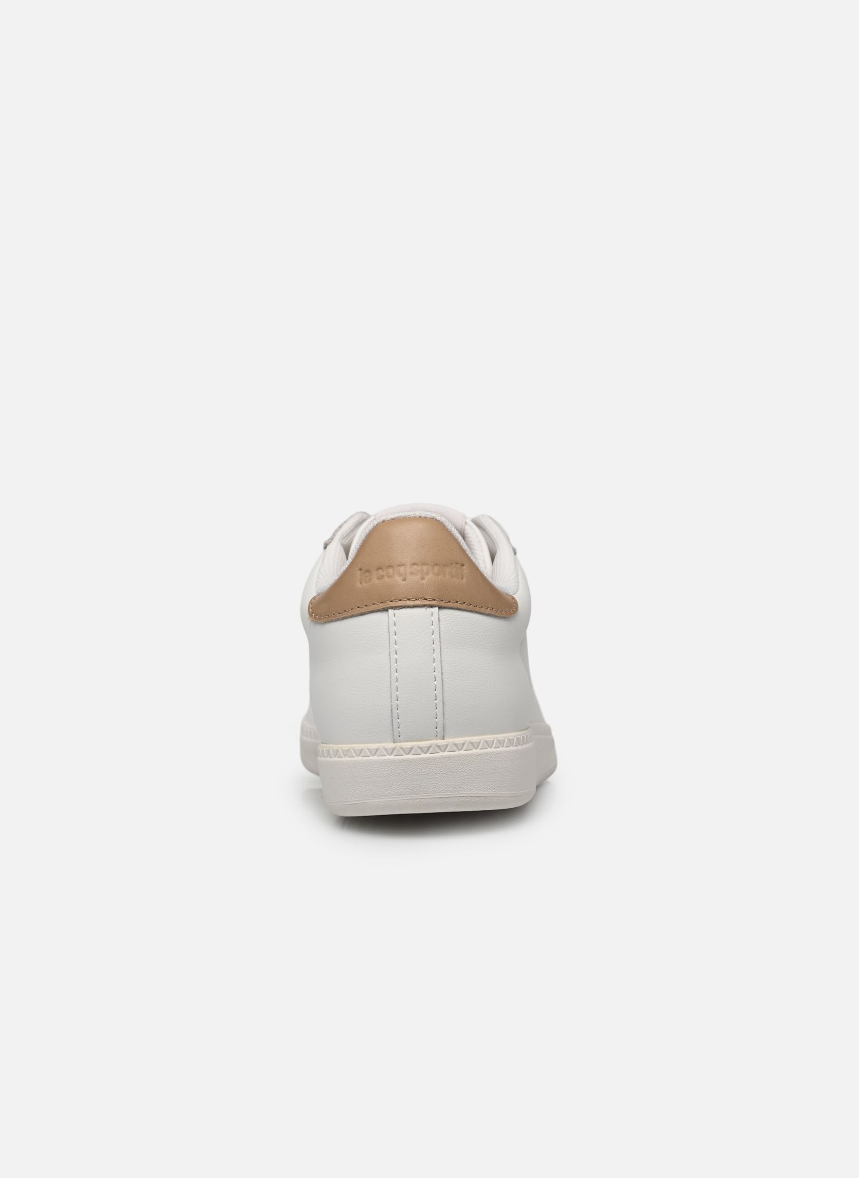 Baskets COURTSET 2 blanc Le Coq Sportif Baskets COURTSET 2 blanc Optical White/Tan