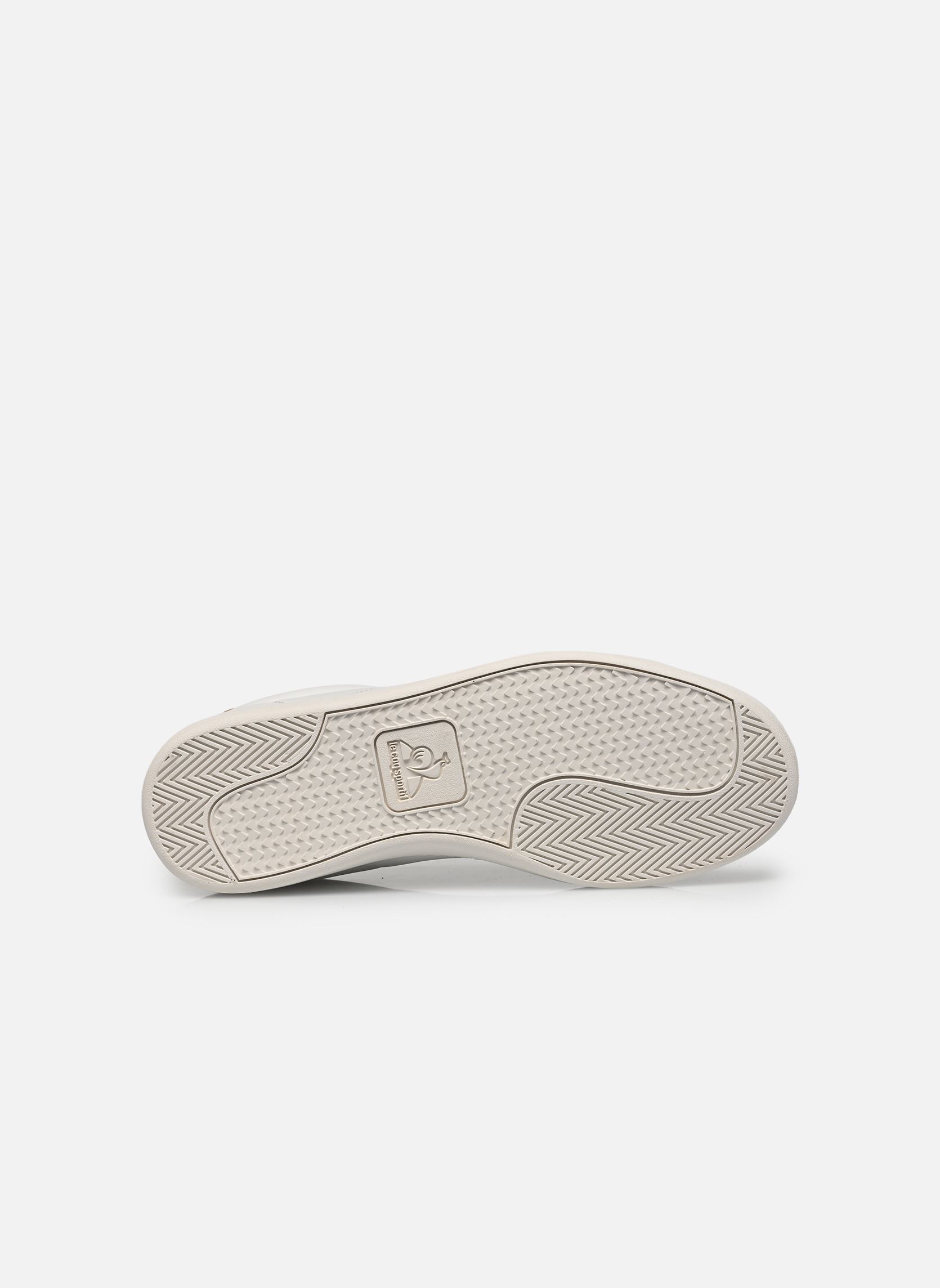 Baskets COURTSET 2 blanc Le Coq Sportif Baskets COURTSET 2 blanc Optical White/Tan