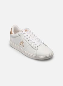 Baskets COURTSET 2 blanc Le Coq Sportif Baskets COURTSET 2 blanc Optical White/Tan