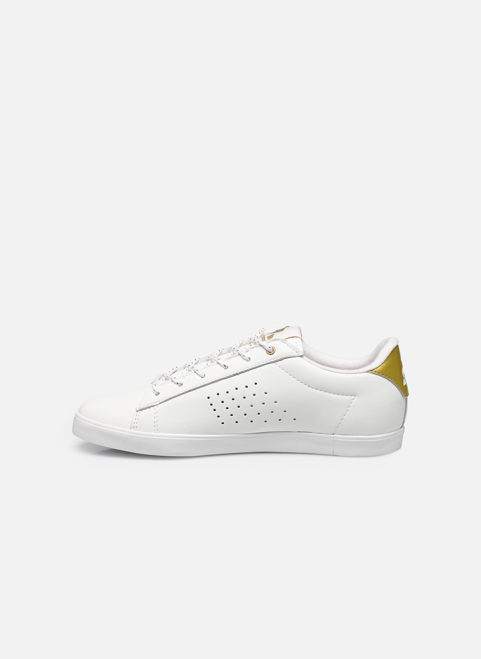 Sneaker LUCIE damen weiß Le Coq Sportif Sneaker LUCIE damen weiß OPTICAL WHITE/GOLD