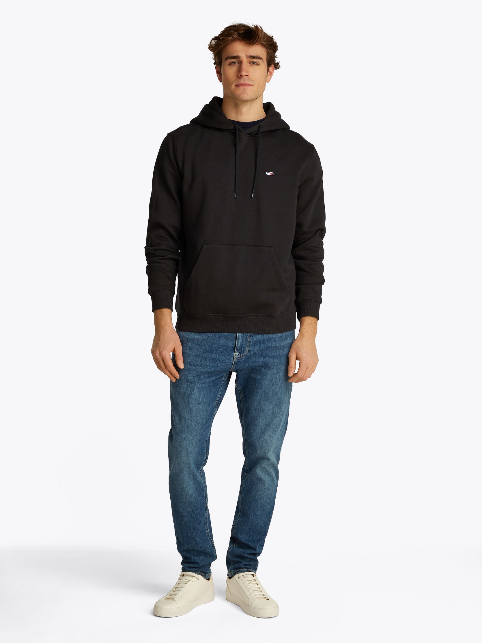 Sweats à capuche TJM REG S FLAG HOODI homme noir Tommy Jeans Sweats à capuche TJM REG S FLAG HOODI homme noir Black