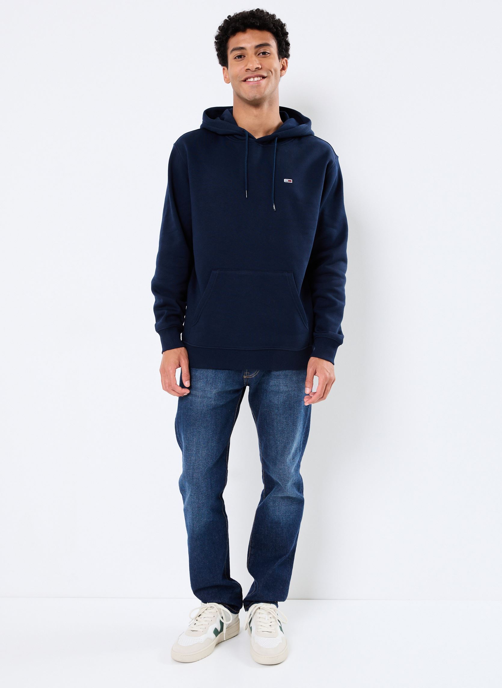 Sweats à capuche TJM REG S FLAG HOODI homme bleu Tommy Jeans Sweats à capuche TJM REG S FLAG HOODI homme bleu Dark Night Navy