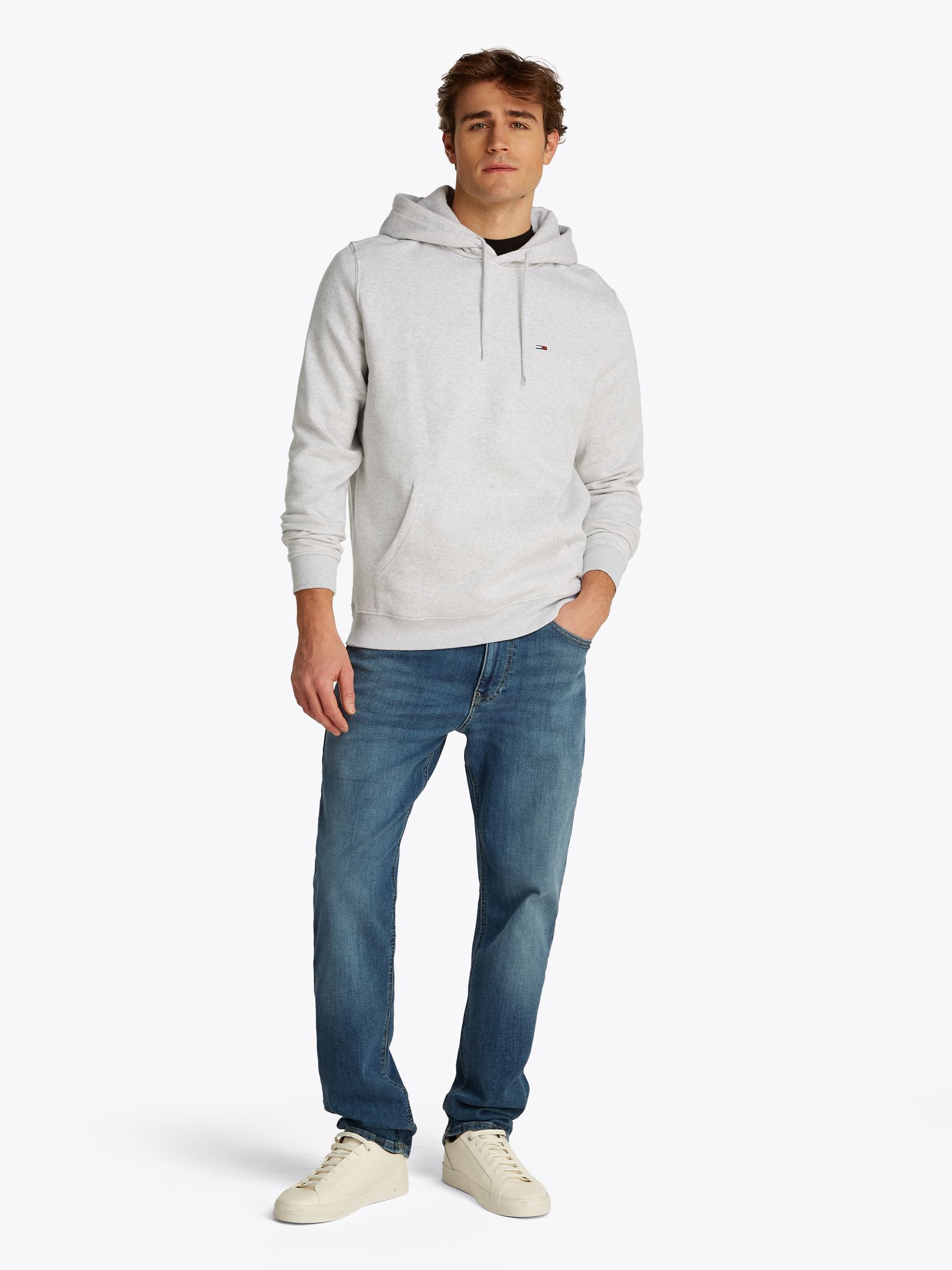 Kapuzenpullover TJM REG S FLAG HOODI herren grau Tommy Jeans Kapuzenpullover TJM REG S FLAG HOODI herren grau Silver Grey Heather