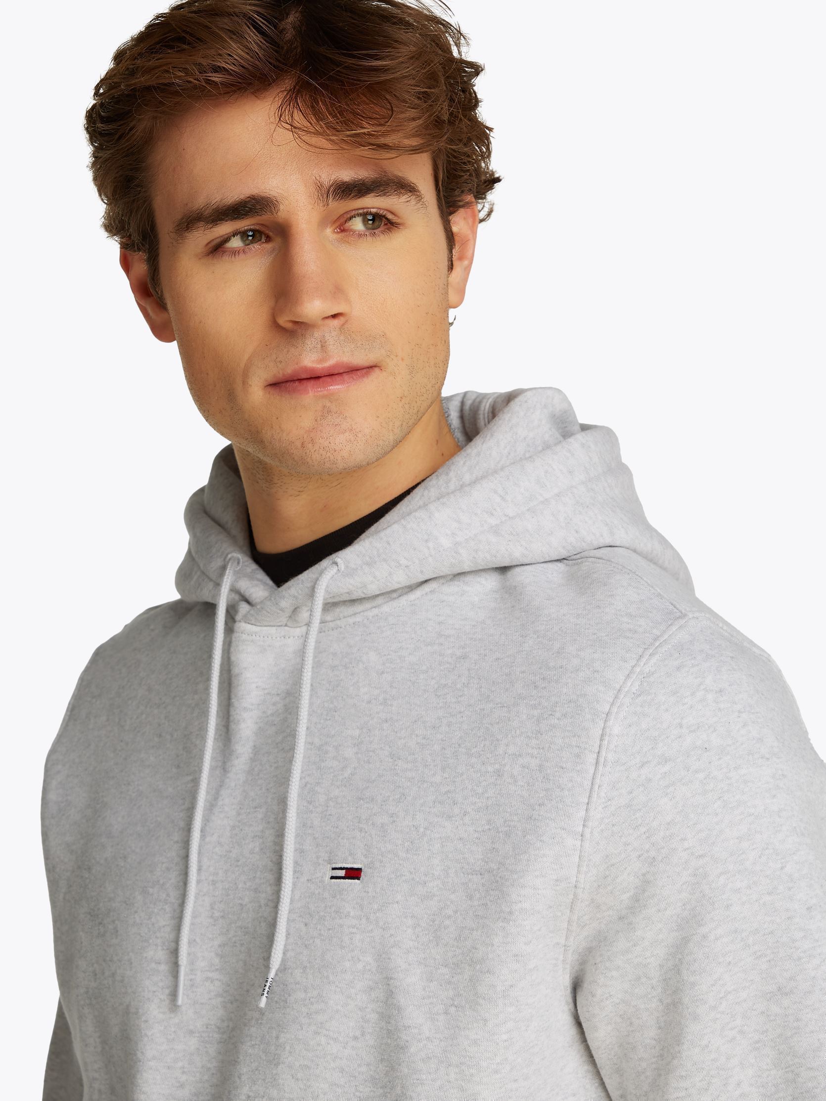 Kapuzenpullover TJM REG S FLAG HOODI herren grau Tommy Jeans Kapuzenpullover TJM REG S FLAG HOODI herren grau Silver Grey Heather