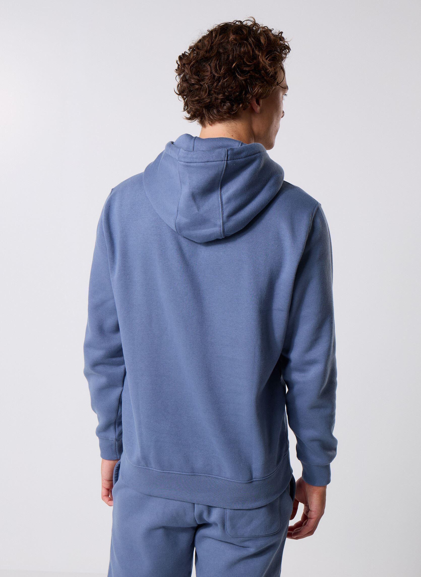 Hoodies TJM REG S FLAG HOODI heren blauw Tommy Jeans Hoodies TJM REG S FLAG HOODI heren blauw BLUE MOMENT