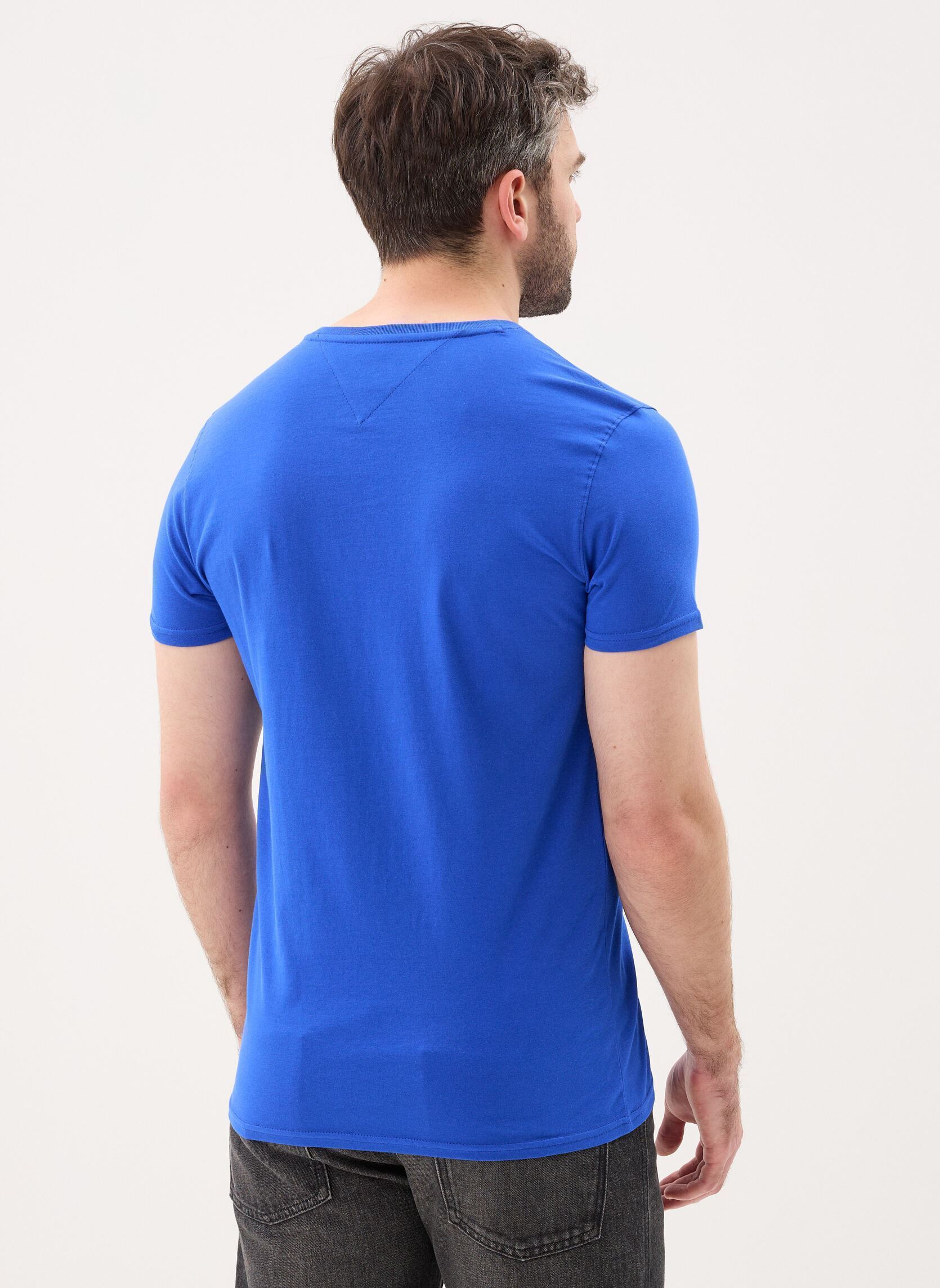 Kurzarm-T-Shirts Tjm Xslim Jersey Tee herren blau Tommy Jeans Kurzarm-T-Shirts Tjm Xslim Jersey Tee herren blau FIZZY BLUE