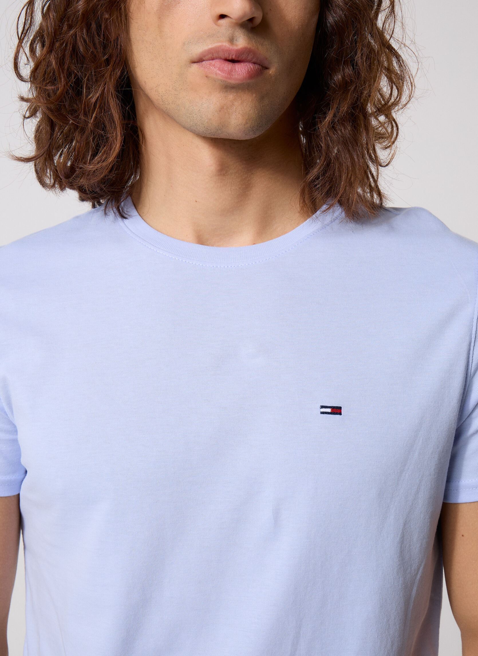 Kurzarm-T-Shirts Tjm Xslim Jersey Tee herren blau Tommy Jeans Kurzarm-T-Shirts Tjm Xslim Jersey Tee herren blau MOONLIGHT IRIS