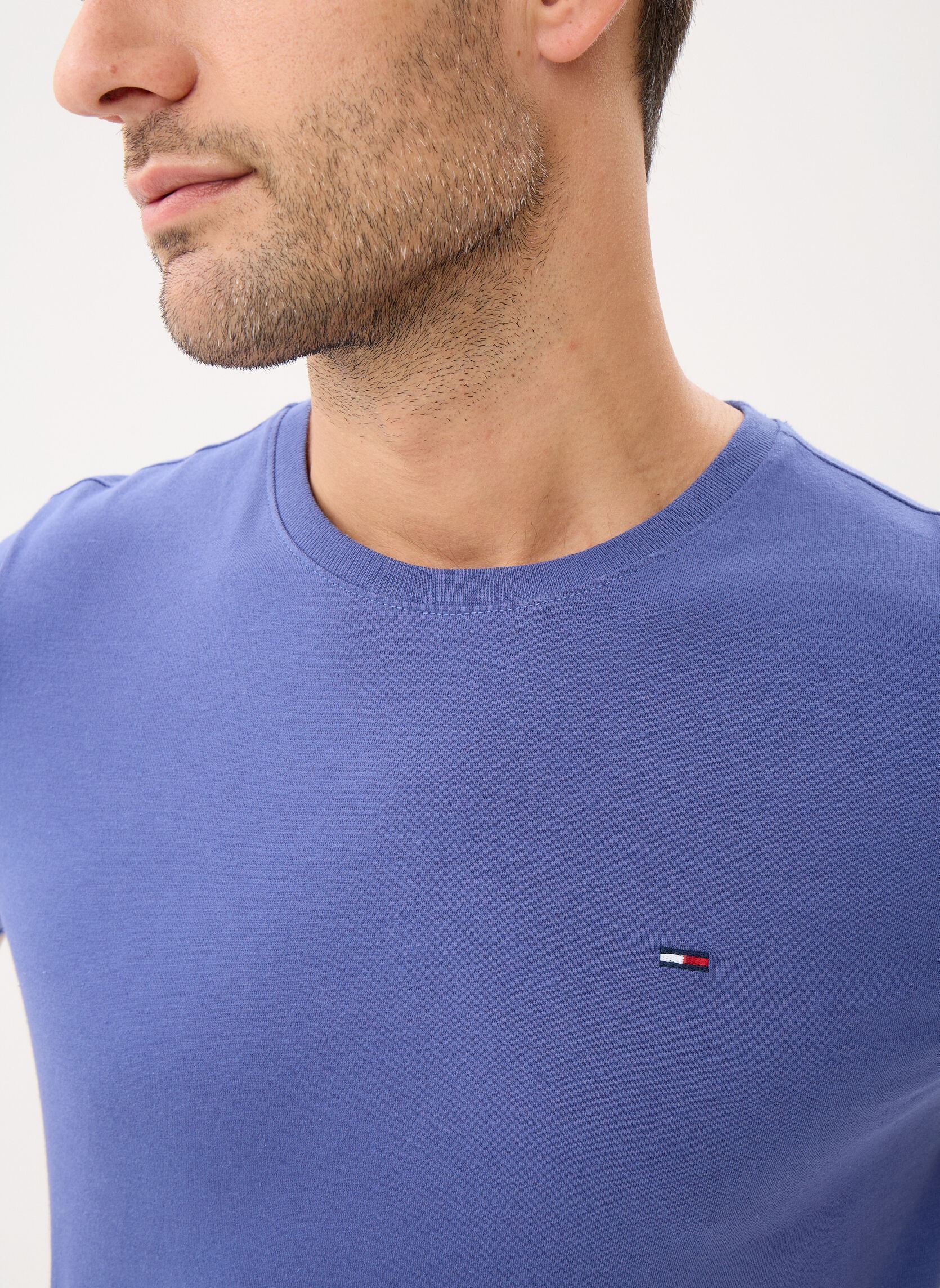 Tee-shirts manches courtes Tjm Xslim Jersey Tee homme bleu Tommy Jeans Tee-shirts manches courtes Tjm Xslim Jersey Tee homme bleu BLUE STORM
