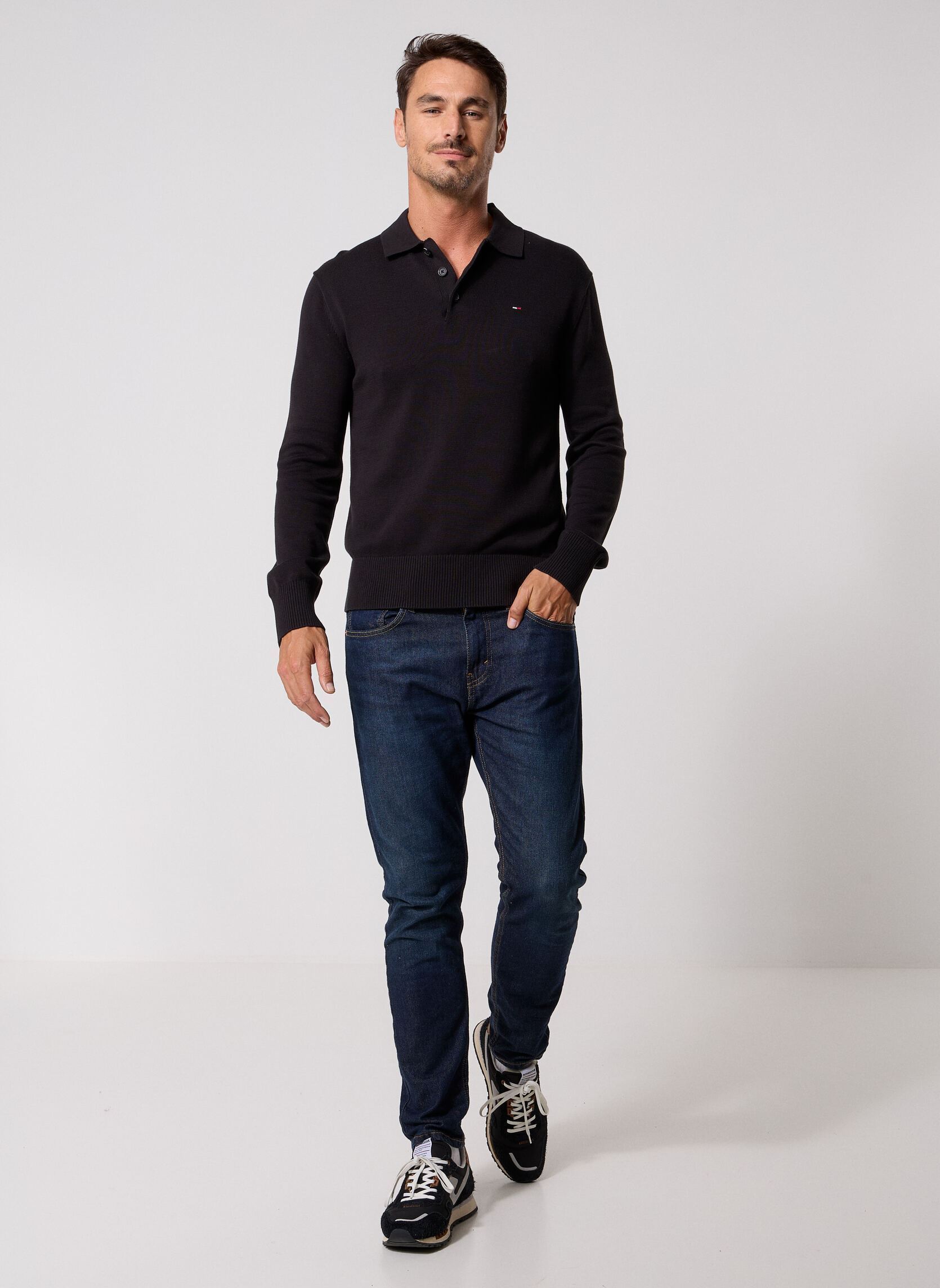 Sweatshirts TJM SLIM ESSENTIAL P herren schwarz Tommy Jeans Sweatshirts TJM SLIM ESSENTIAL P herren schwarz BLACK