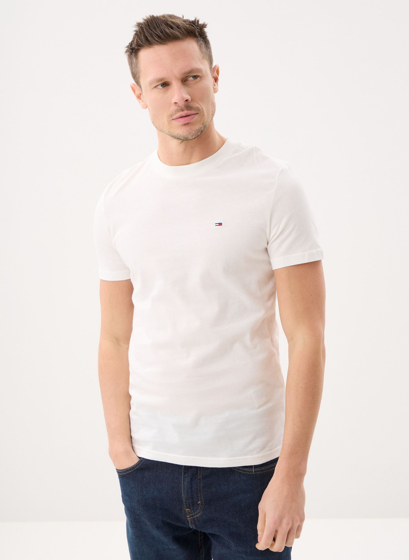 Tee-shirts manches courtes Lot de 2 tee-shirts SlmTJ homme multicolore Tommy Jeans Tee-shirts manches courtes Lot de 2 tee-shirts SlmTJ homme multicolore ECRU / DARK NIGHT NAVY