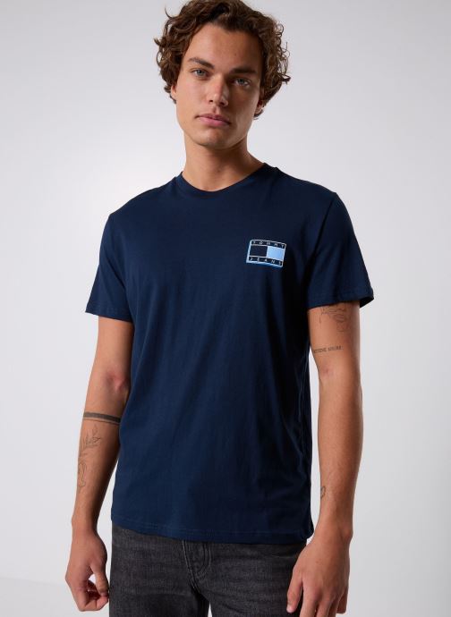 Tommy Jeans T-shirts met korte mouwen TJM SLIM POP COLOR F heren blauw