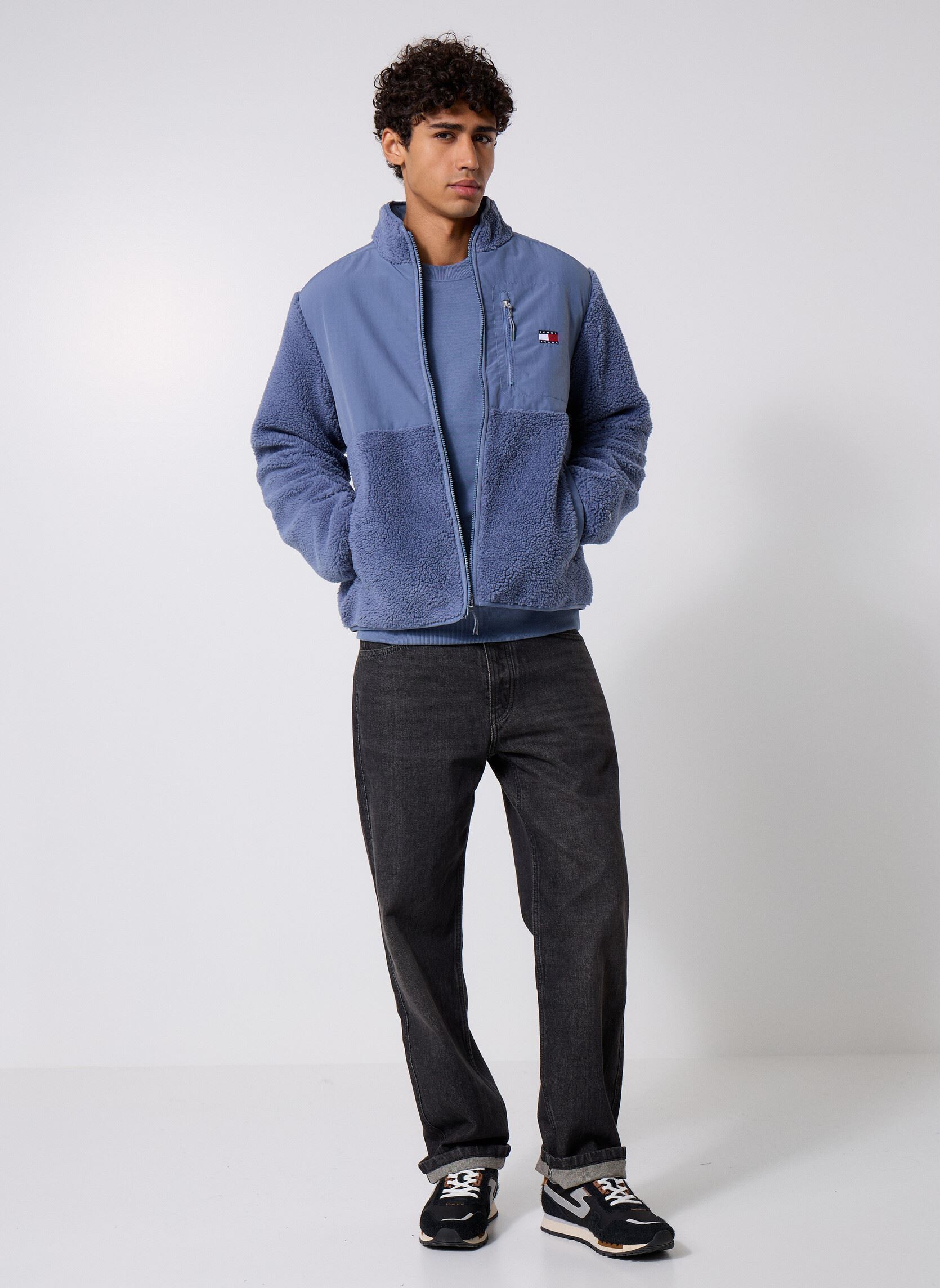 Jacken TJM NOVELTY FABRIC M herren blau Tommy Jeans Jacken TJM NOVELTY FABRIC M herren blau BLUE MOMENT