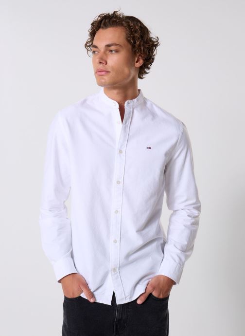 Tommy Jeans Chemises TJM ESSENTL REG BAND homme blanc