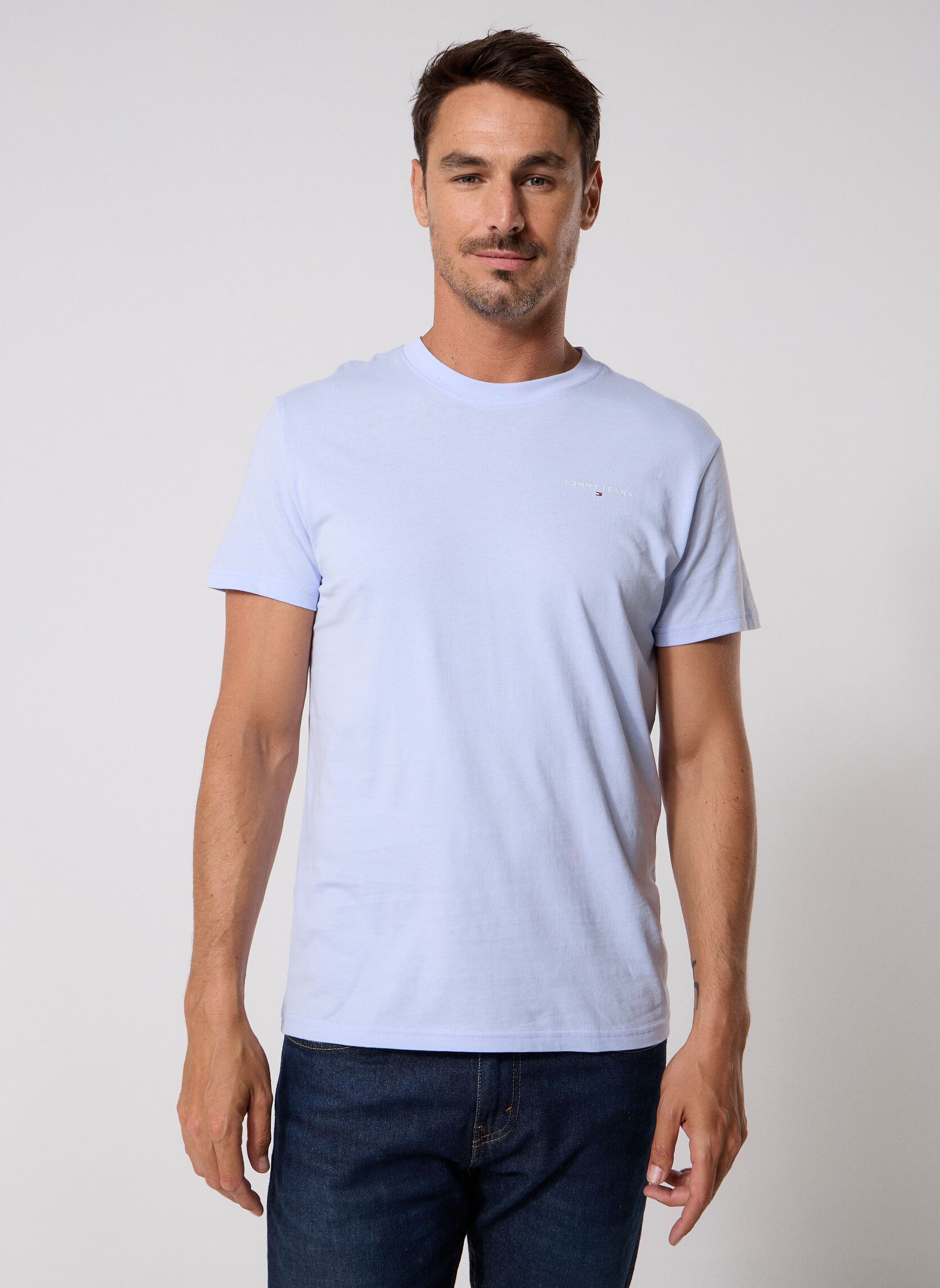 Vêtements Tommy Jeans TJM SLIM LINEAR CHES pour Homme