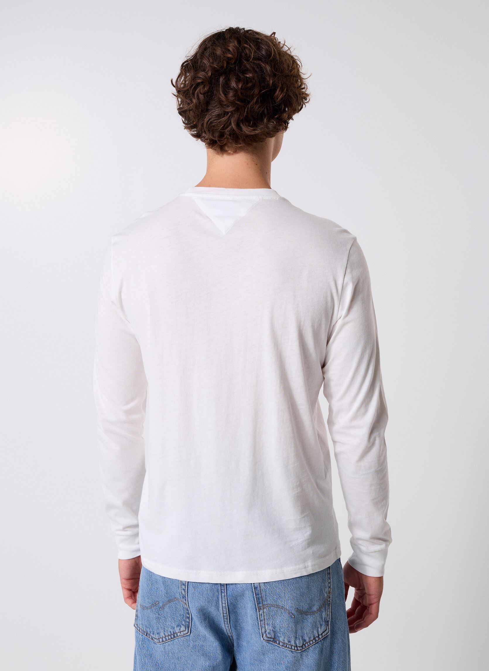 Tee-shirts manches longues TJM SLIM 2PACK L/S E homme bleu Tommy Jeans Tee-shirts manches longues TJM SLIM 2PACK L/S E homme bleu DARK NIGHT NAVY/ECRU