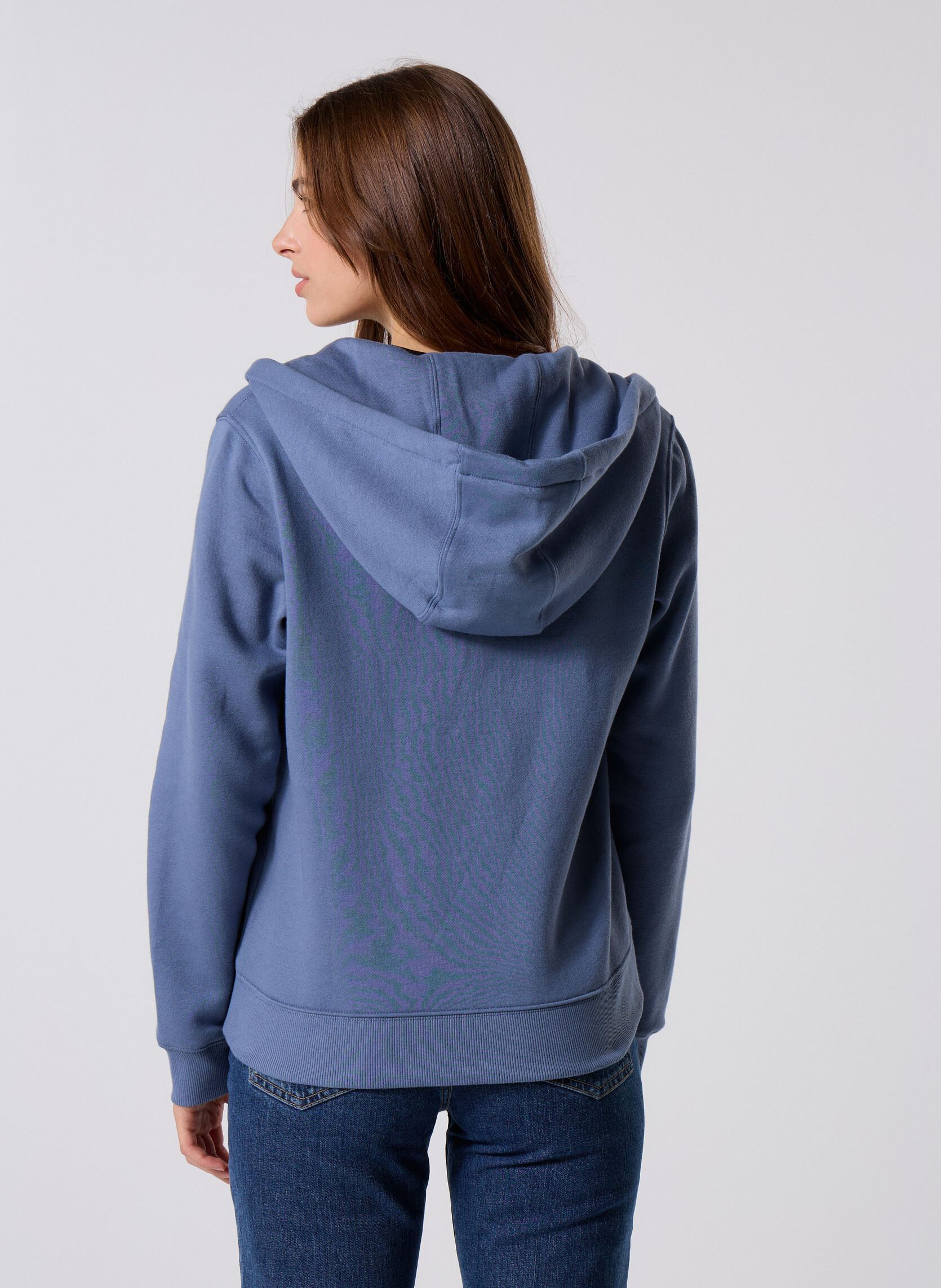 Sweatshirts mit Reißverschluss TJW REG S FLAG ZIP T damen blau Tommy Jeans Sweatshirts mit Reißverschluss TJW REG S FLAG ZIP T damen blau BLUE MOMENT