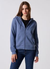 Sweats zippés TJW REG S FLAG ZIP T femme blanc