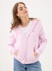 Sweaters met rits TJW REG S FLAG ZIP T dames roze