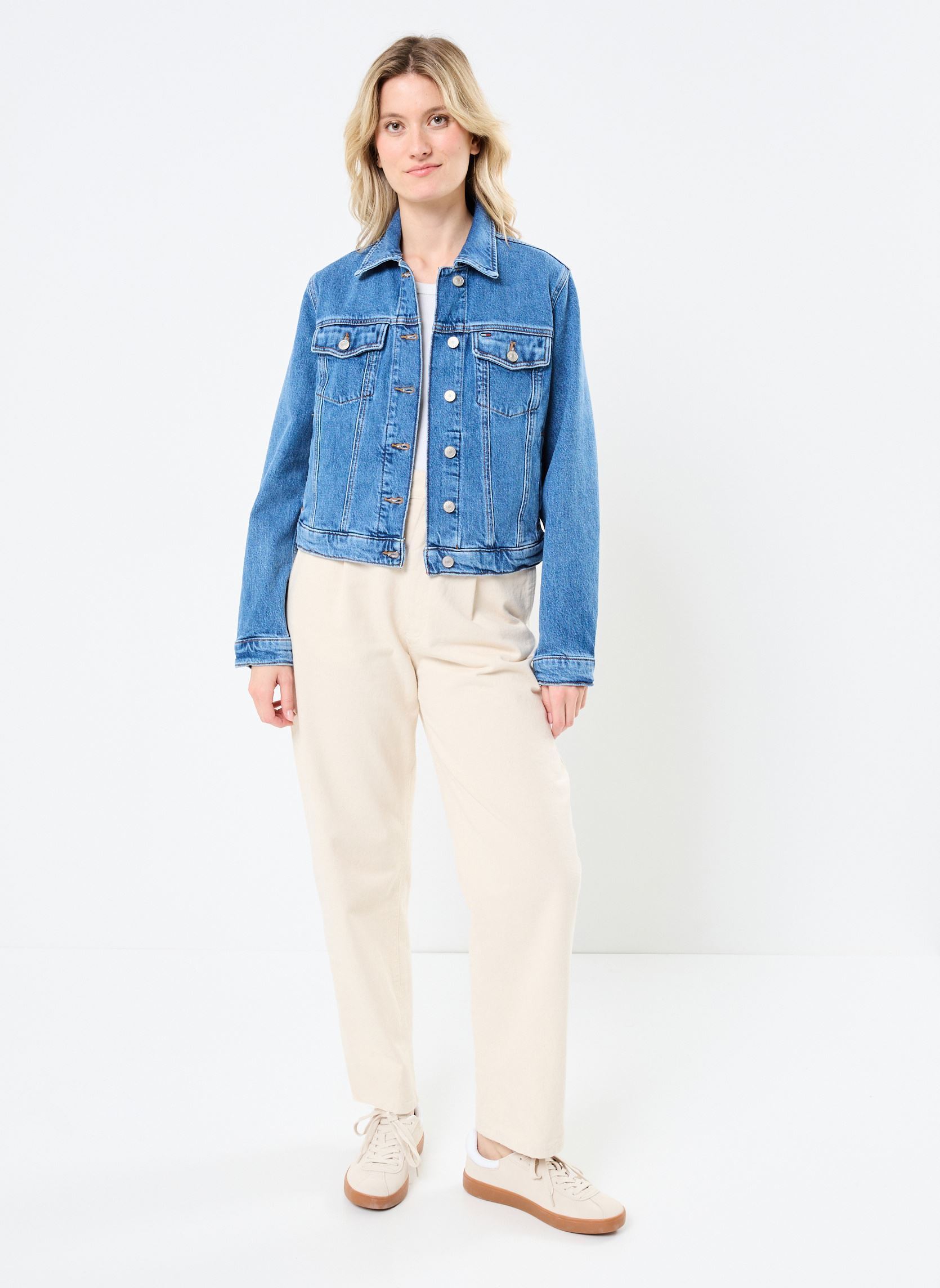 Jeansjacken CLASSIC TRUCKER JACK damen blau Tommy Jeans Jeansjacken CLASSIC TRUCKER JACK damen blau DENIM MEDIUM