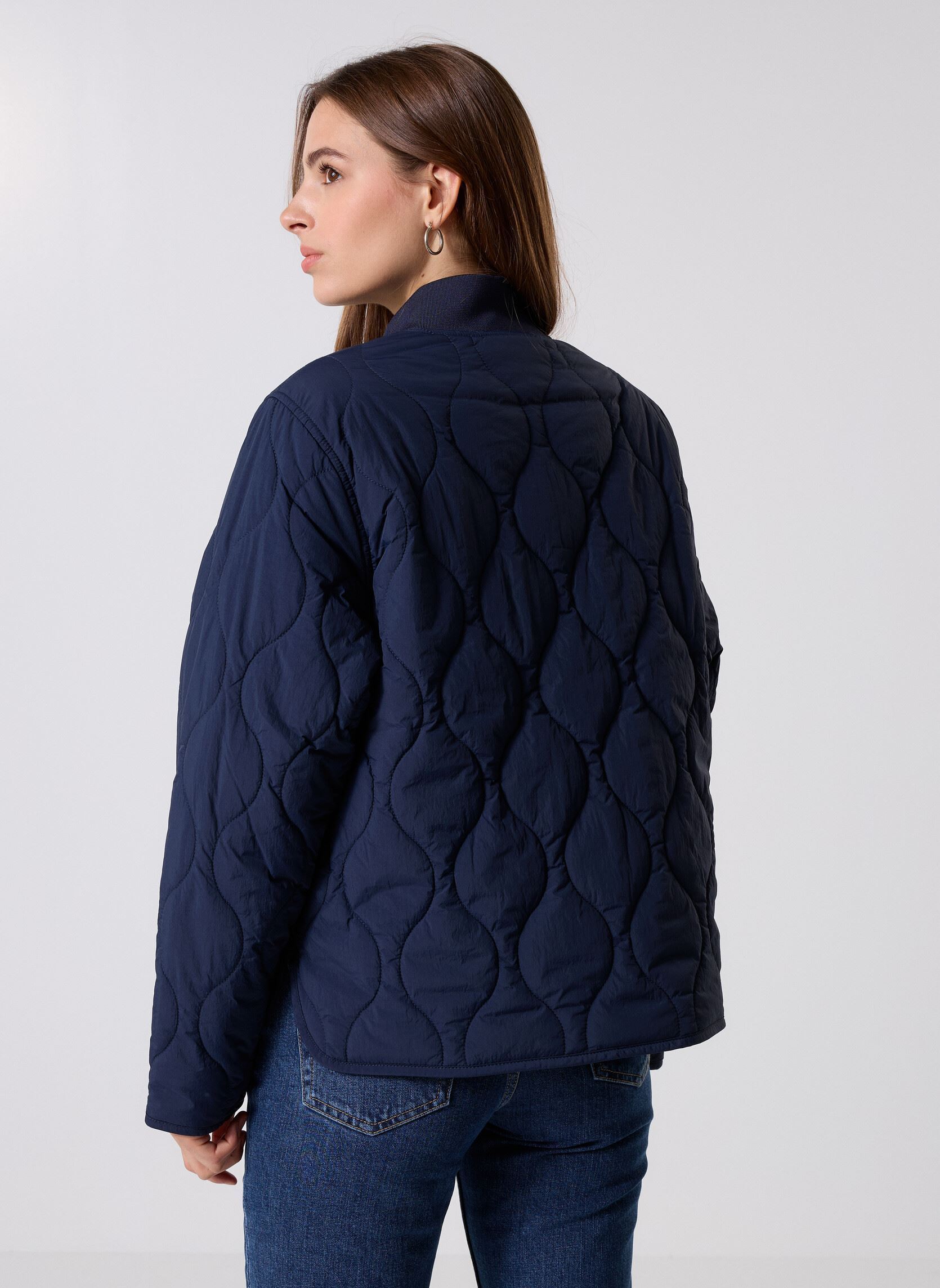 Giacche TJW REG ONION QUILT donna blu Tommy Jeans Giacche TJW REG ONION QUILT donna blu DARK NIGHT NAVY