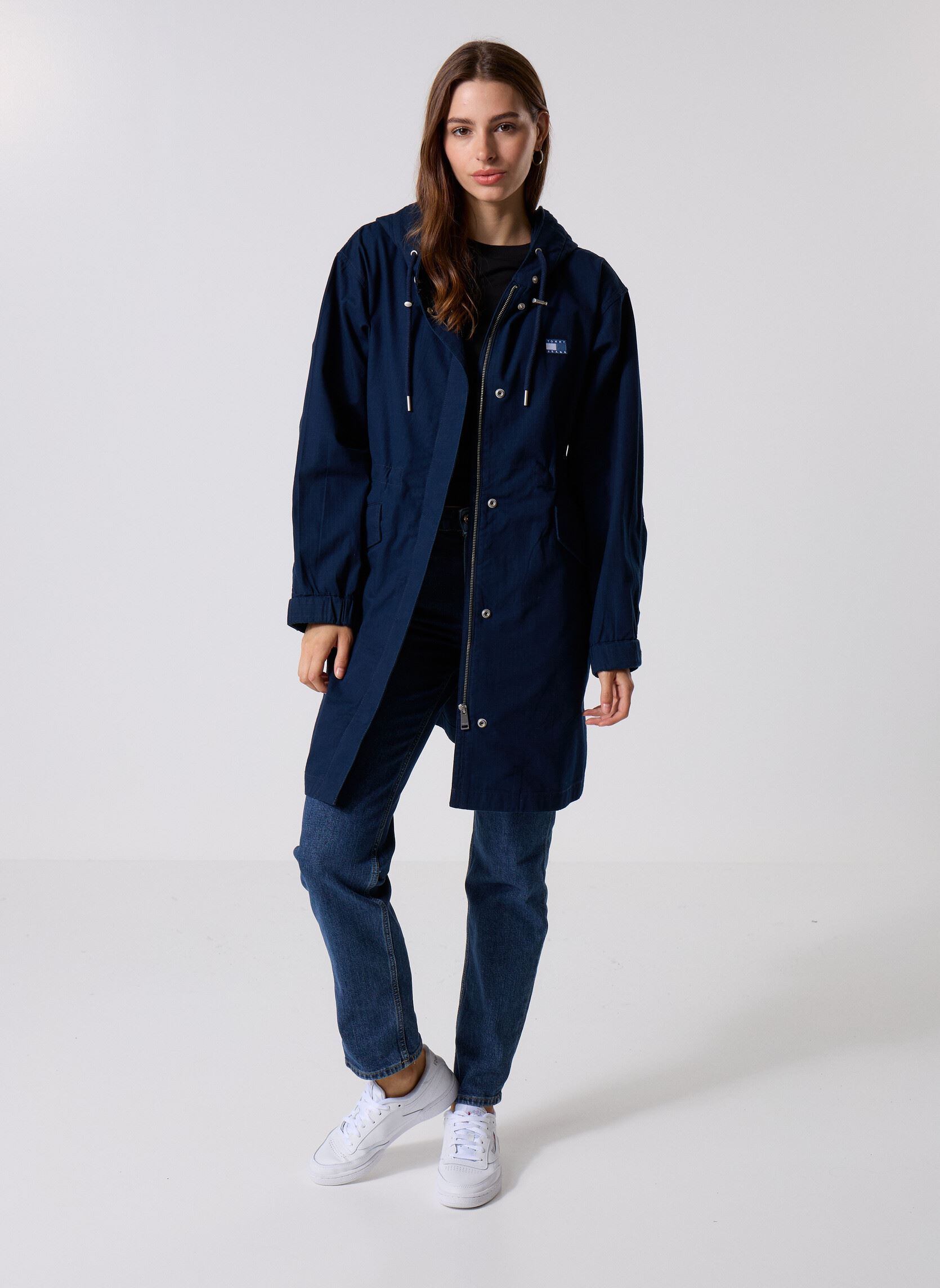 Parkas TJW BADGE WAISTED MI femme bleu Tommy Jeans Parkas TJW BADGE WAISTED MI femme bleu DARK NIGHT NAVY