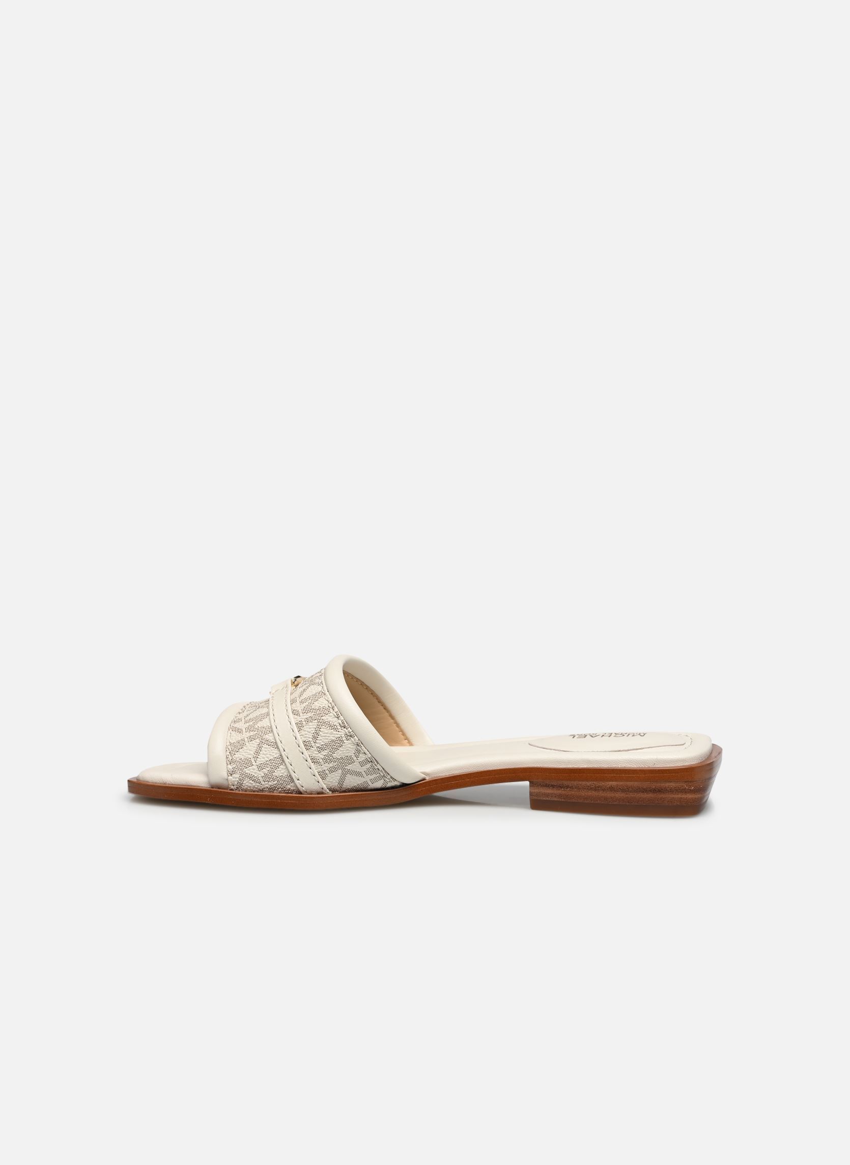 Pantoletten und Clogs MANDY FLEX SLIDE damen weiß Michael Michael Kors Pantoletten und Clogs MANDY FLEX SLIDE damen weiß VAN CREAM