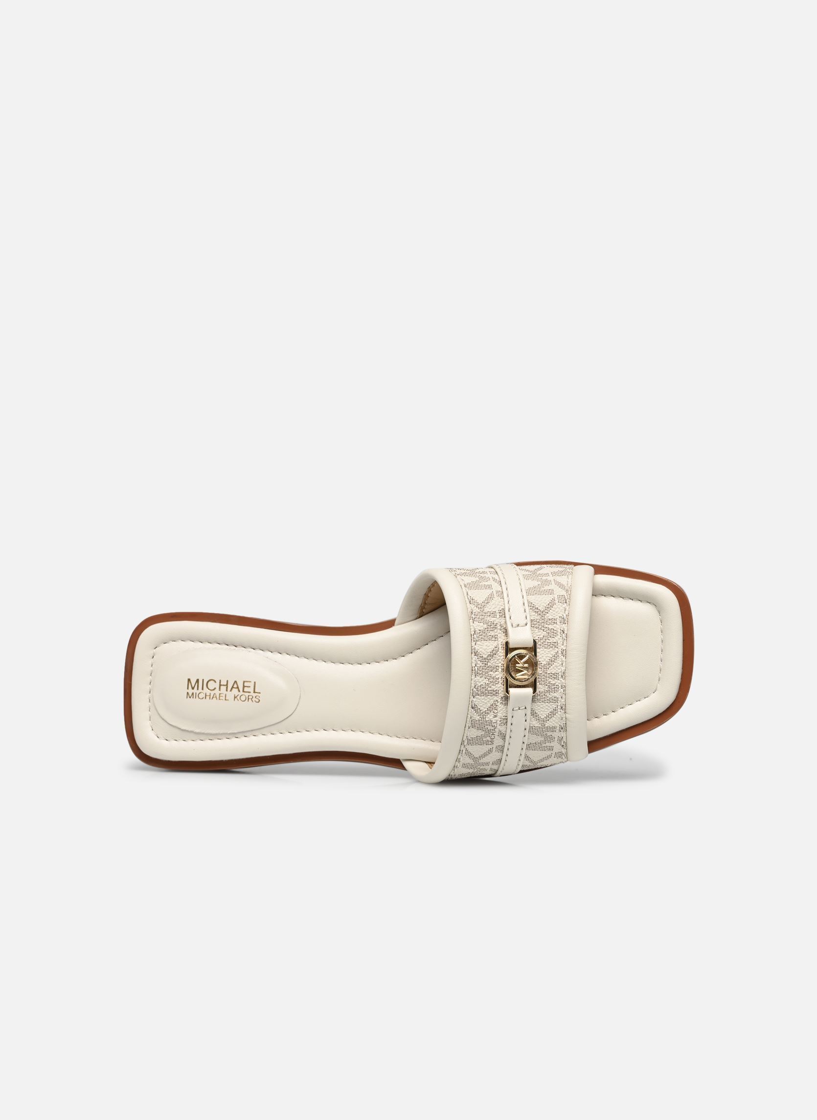 Pantoletten und Clogs MANDY FLEX SLIDE damen weiß Michael Michael Kors Pantoletten und Clogs MANDY FLEX SLIDE damen weiß VAN CREAM